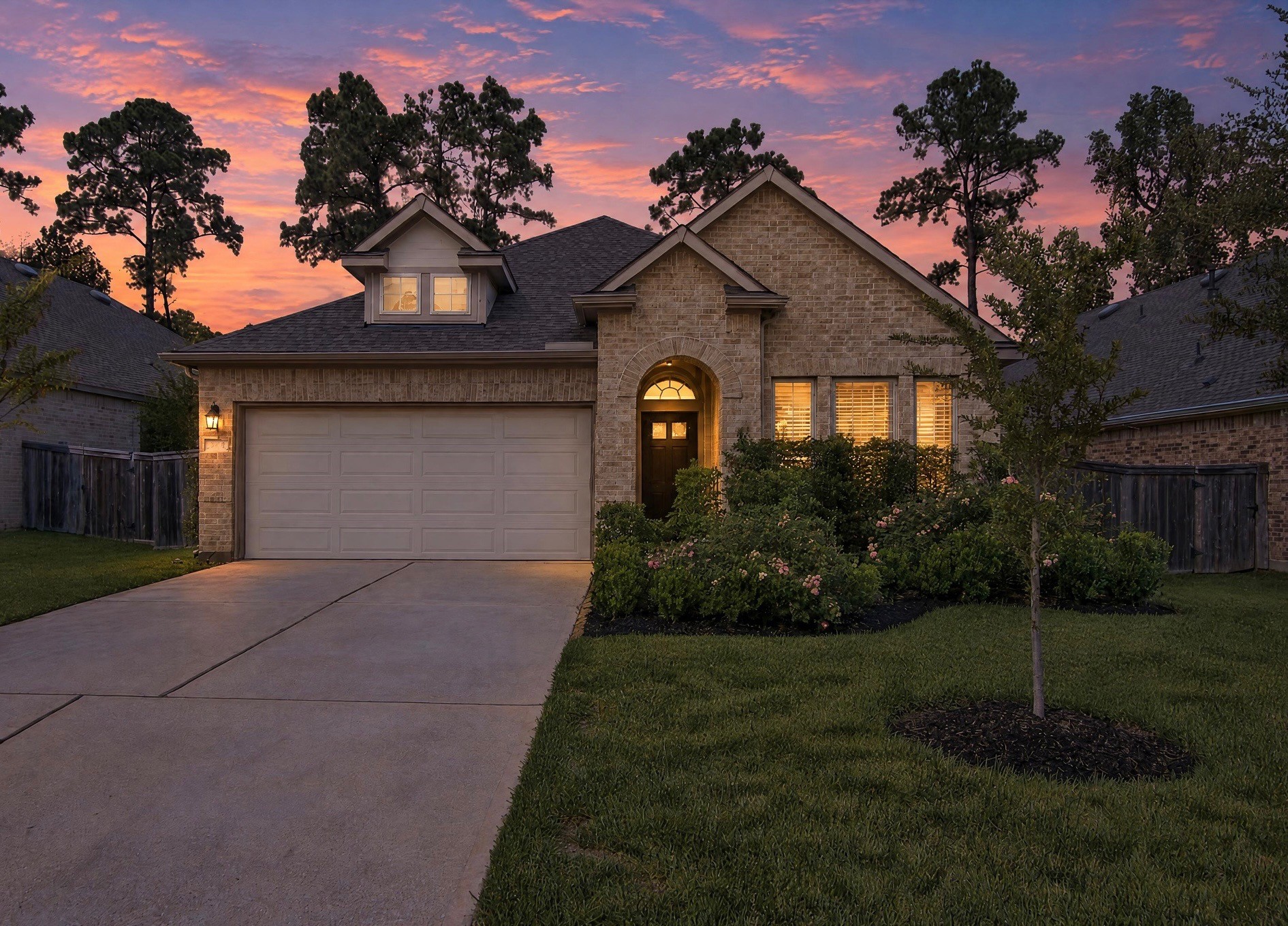 Front of the house