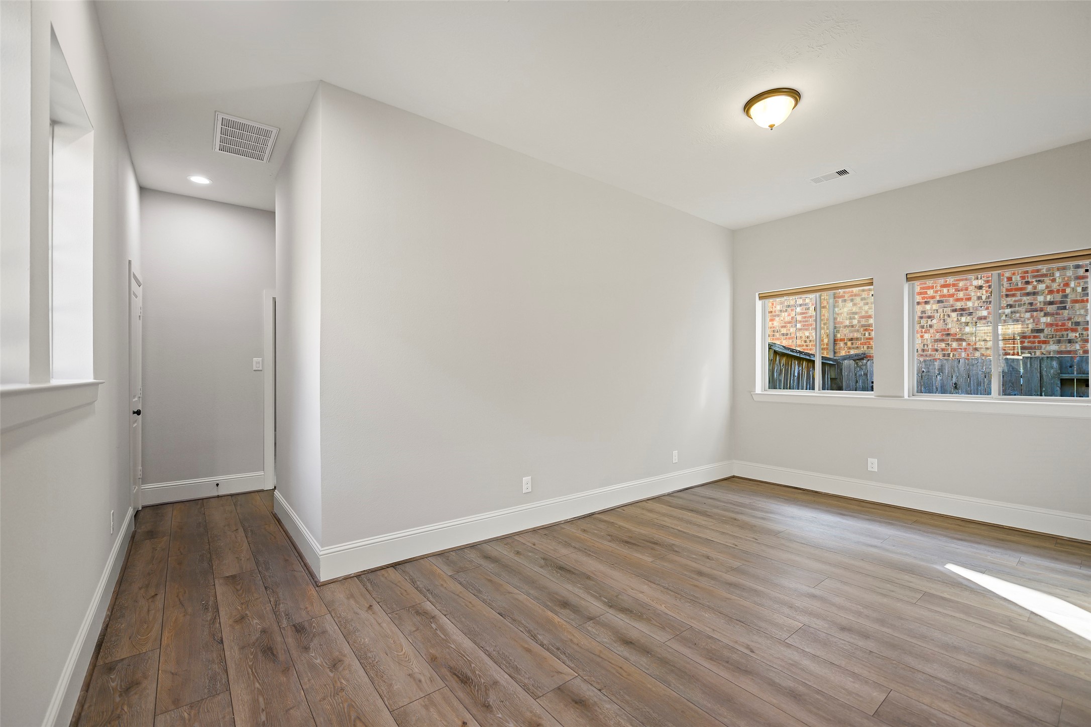 Incredible bonus room overlooking the courtyard.