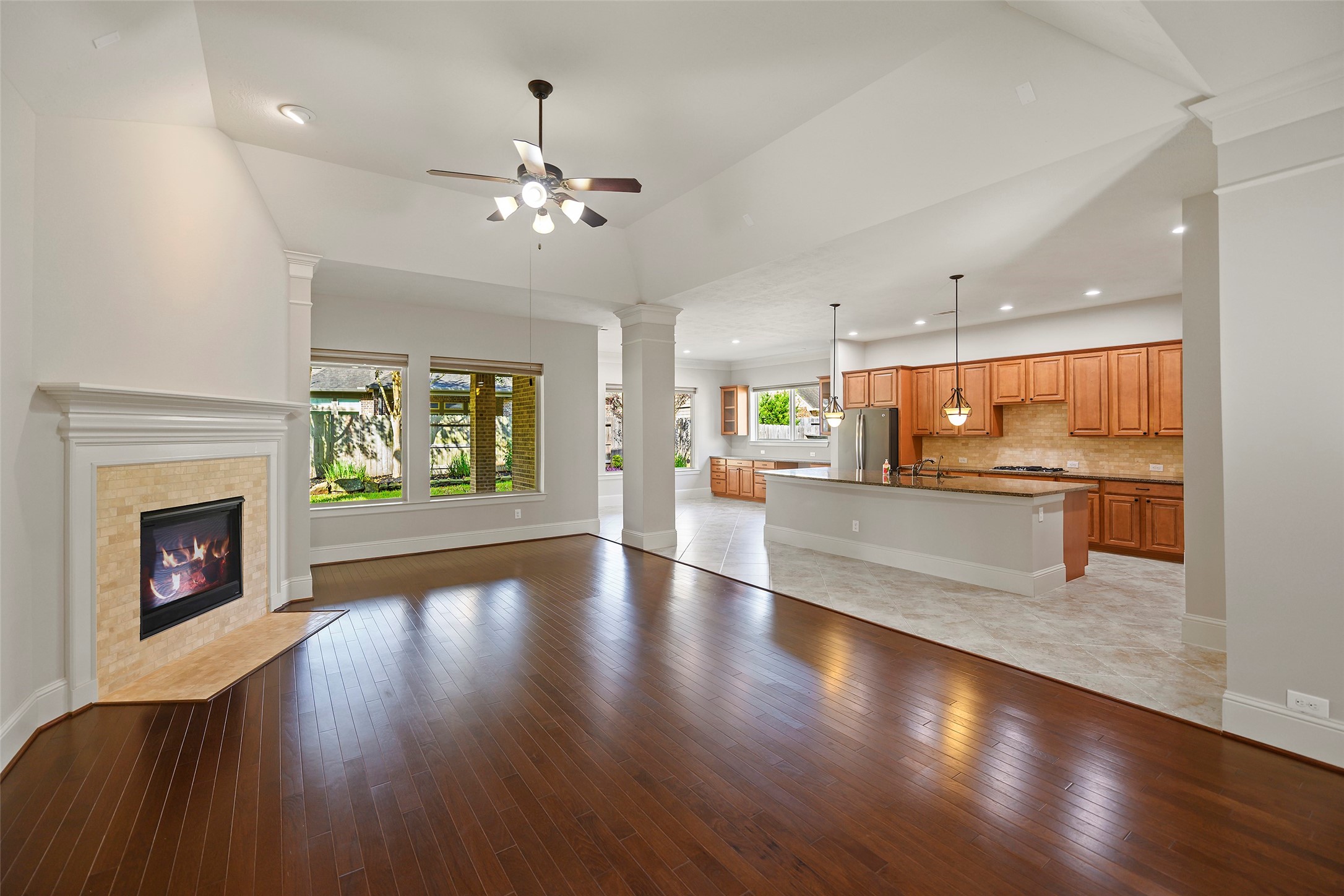 Tons of natural lighting.