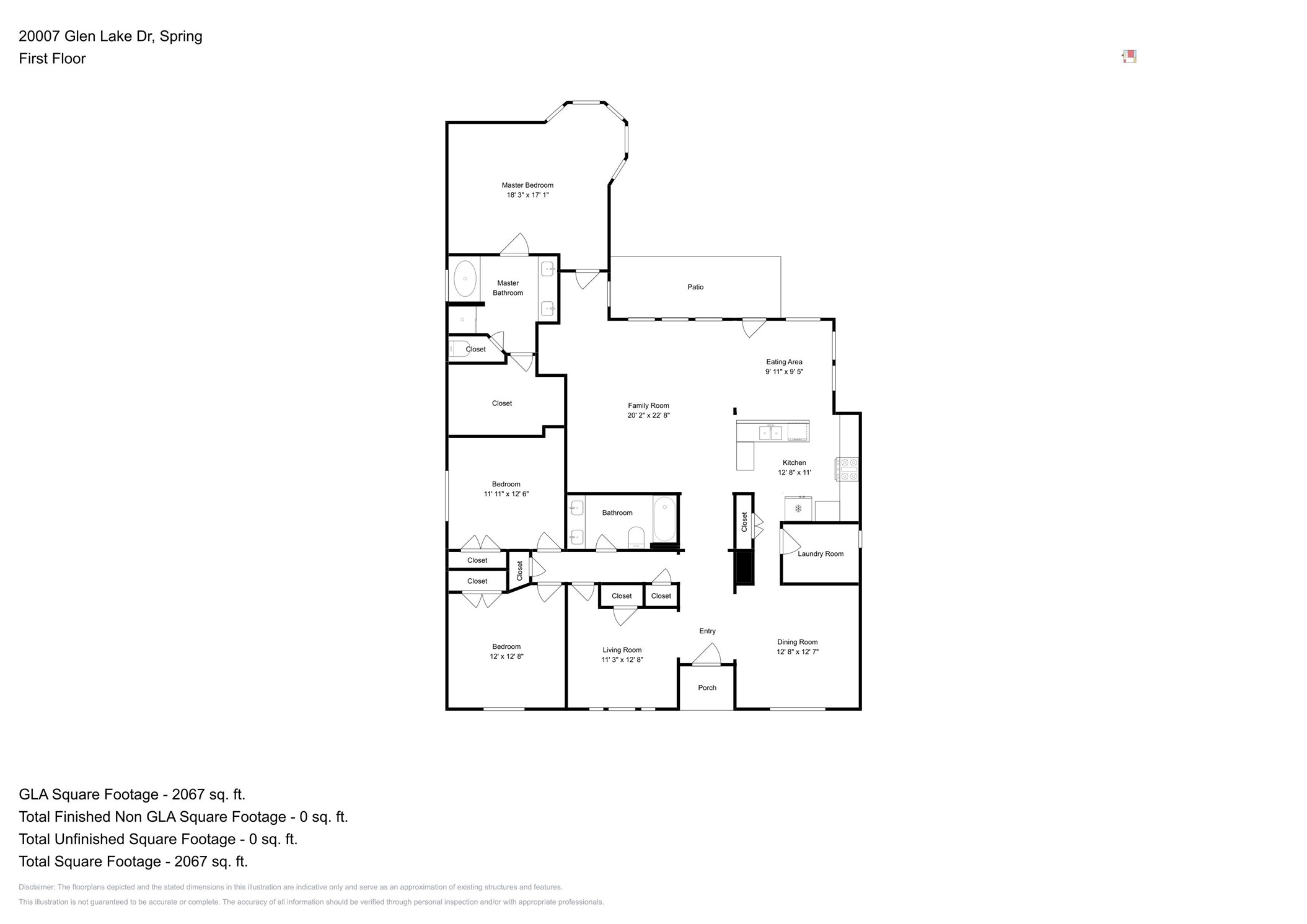 20007 Glen Lake Drive, Spring, TX 77388