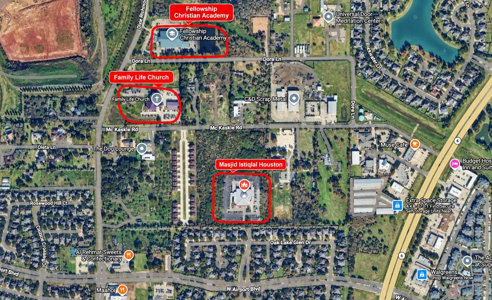 Walking distance from religious centers!