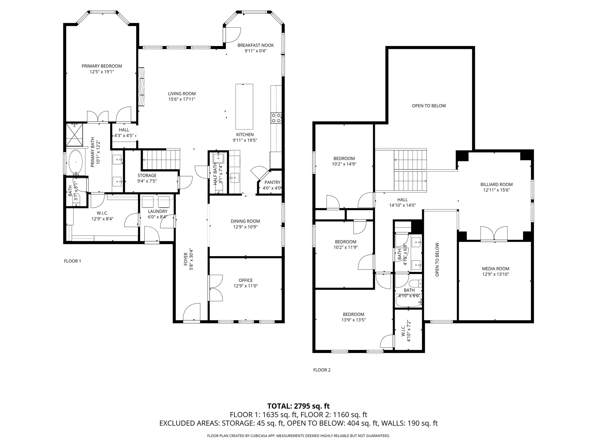 This floor plan illustrates the masterful design of this home!