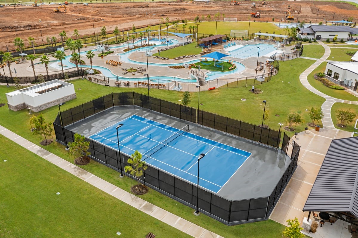 Get some exercise on the tennis courts!