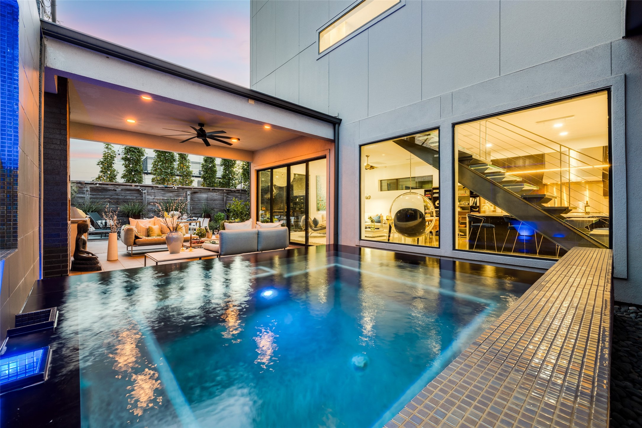 WOW - 2014 Park St - BEAUTIFUL modern 4 bed (could be 5), elevator ready, gorgeous custom home with the most fantastic spacious outdoor award winning back yard with heated pool & wet & dry Sauna is waiting for you!
