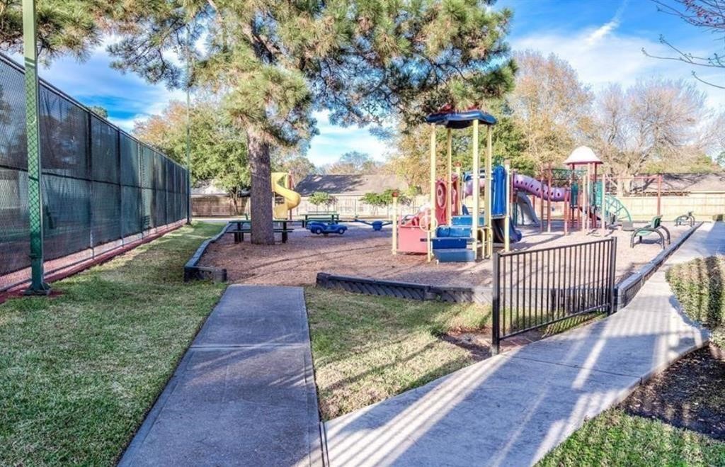 Gated park great for enjoyment.
