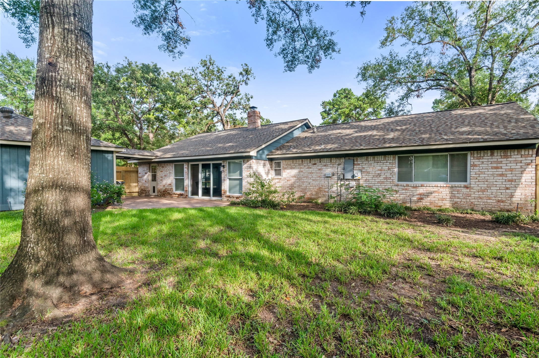 Huge backyard on corner lot