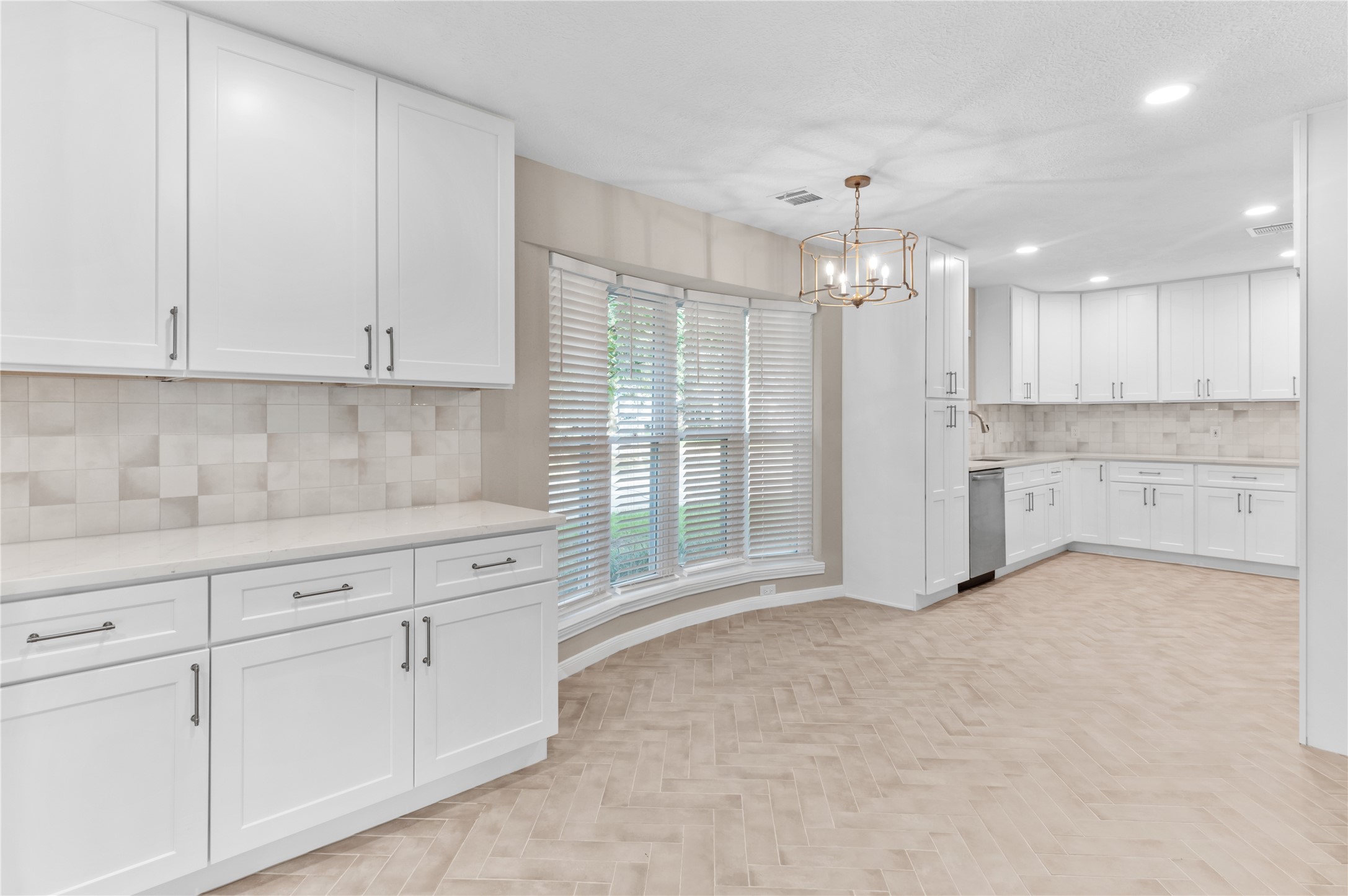 Another view of kitchen/dining area