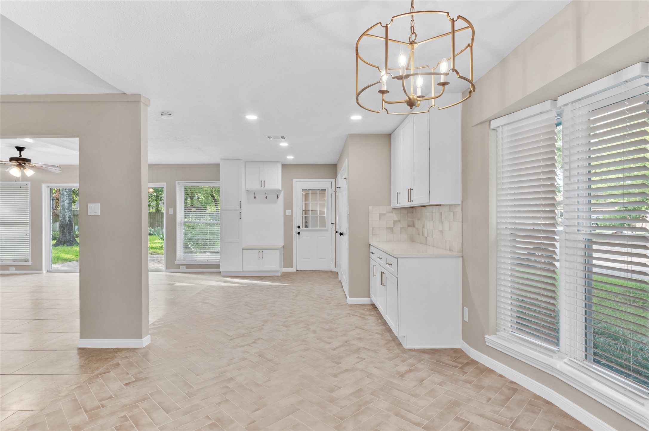 Looking toward back door, mud area, and second living room! Looking toward back door, mud area, and second living room!