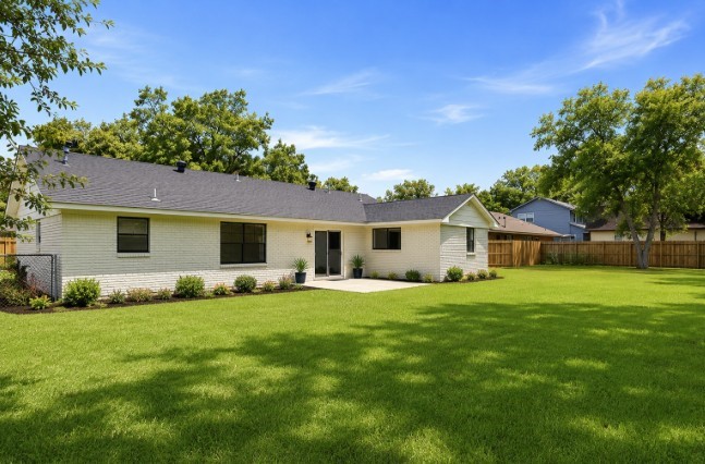Enjoy a spacious backyard tucked away on a quiet cul-de-sac, offering a peaceful setting with plenty of room to relax, entertain, or create your own outdoor retreat. Virtually enhanced to showcase the possibilities of this inviting space.