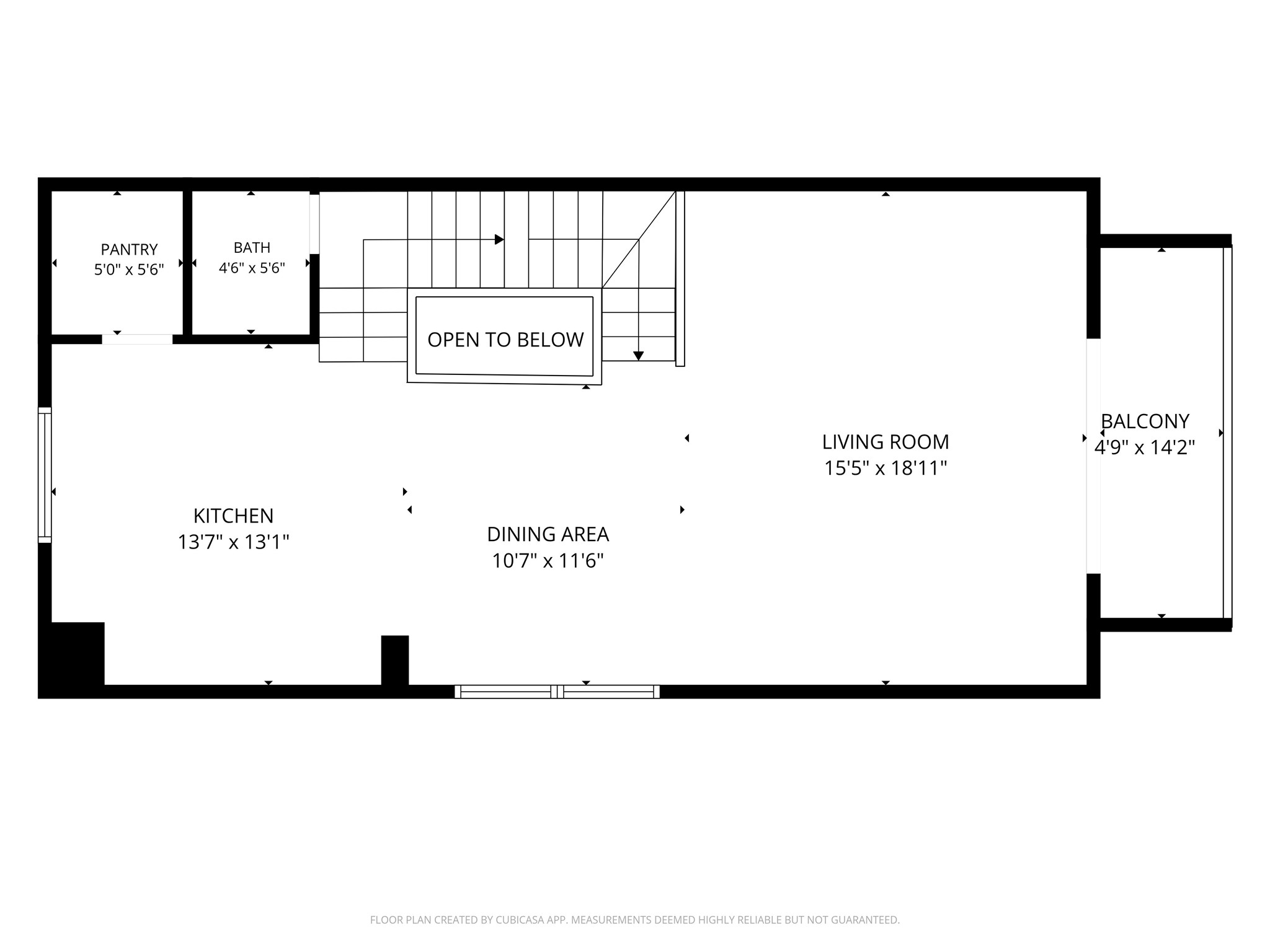Floor plan for second floor (Sample photo from same floor plan next to the address)