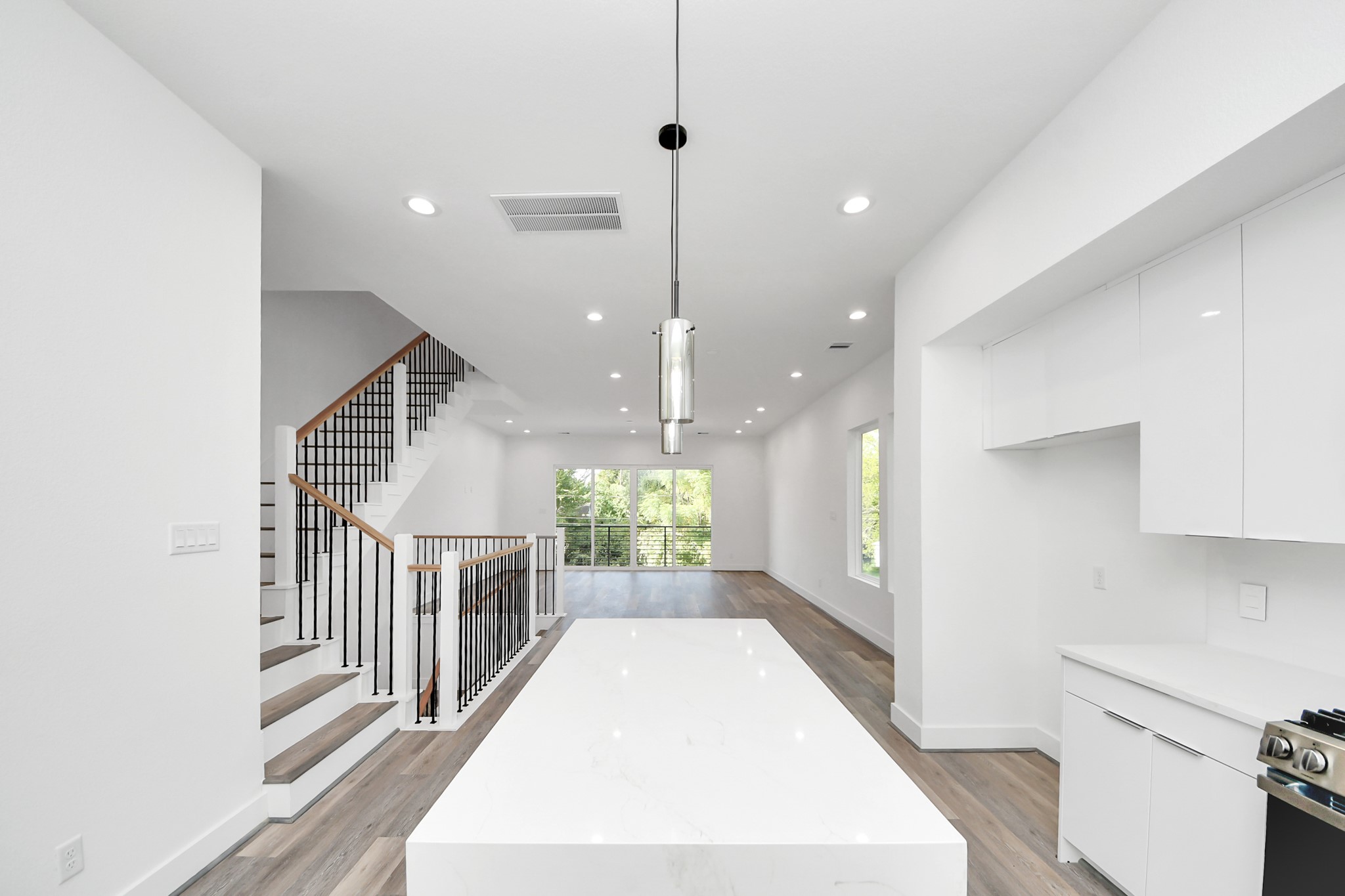 Kitchen with island on second floor (Sample photo from same floor plan next to the address)