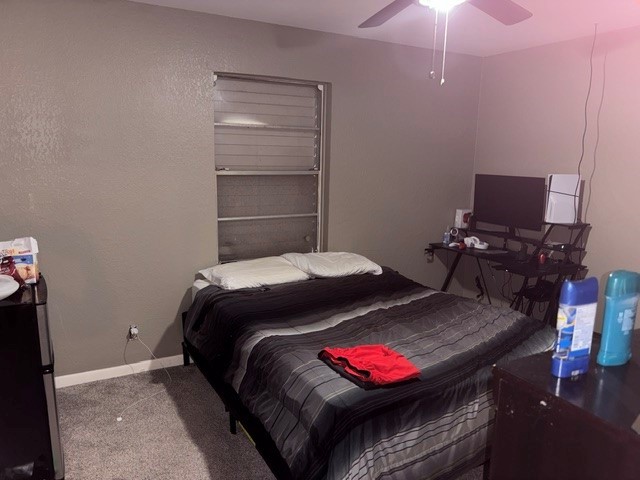 Bedroom #3 downstairs. This bedroom also has a half bath.