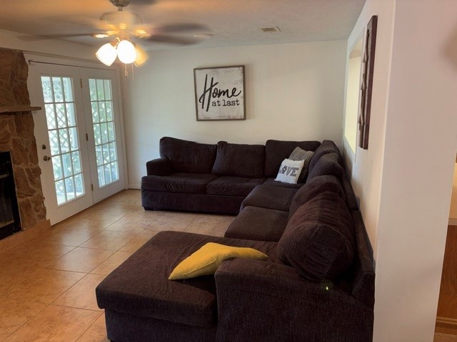 Another view of the family room.