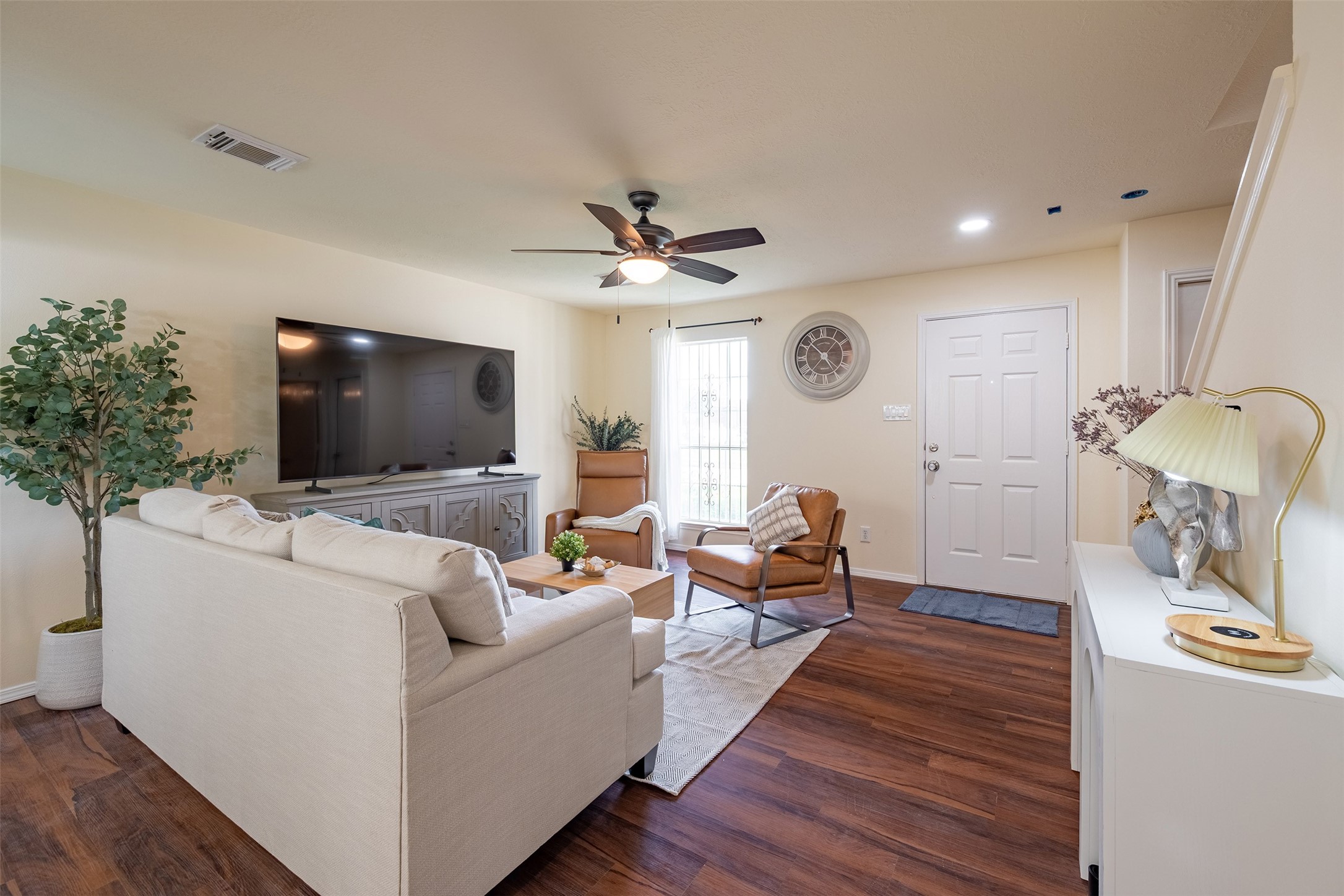 Living room: Alternate view of the expansive living area, perfect for entertaining and everyday relaxation.