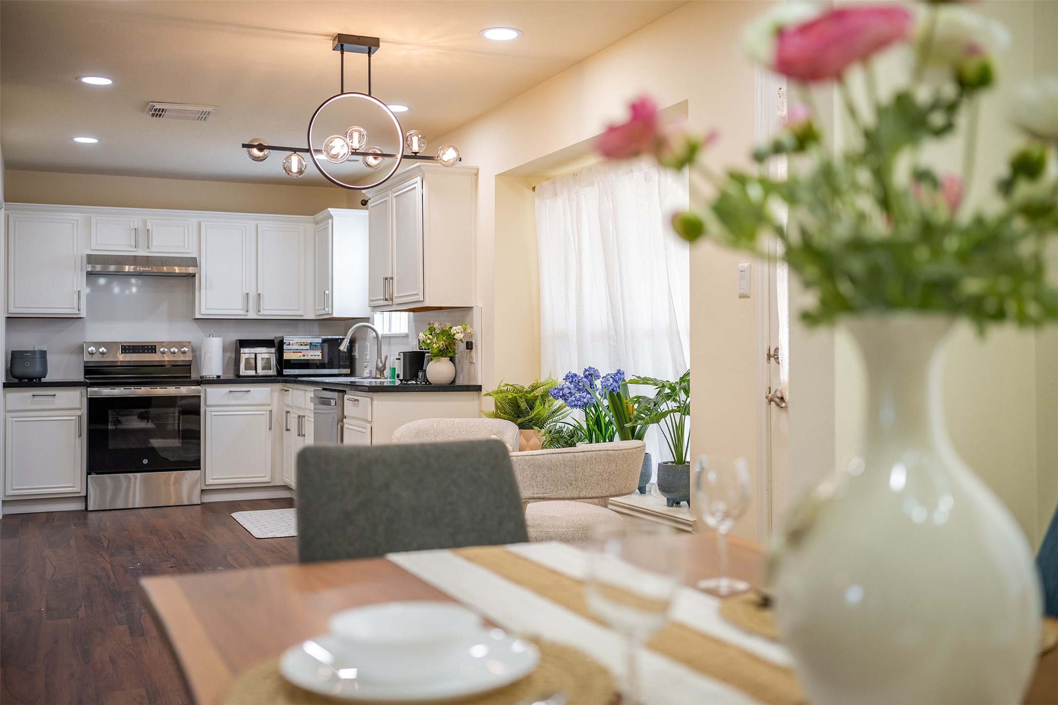 Dining Room: Elegant formal dining room ready for hosting dinner parties and holiday gatherings