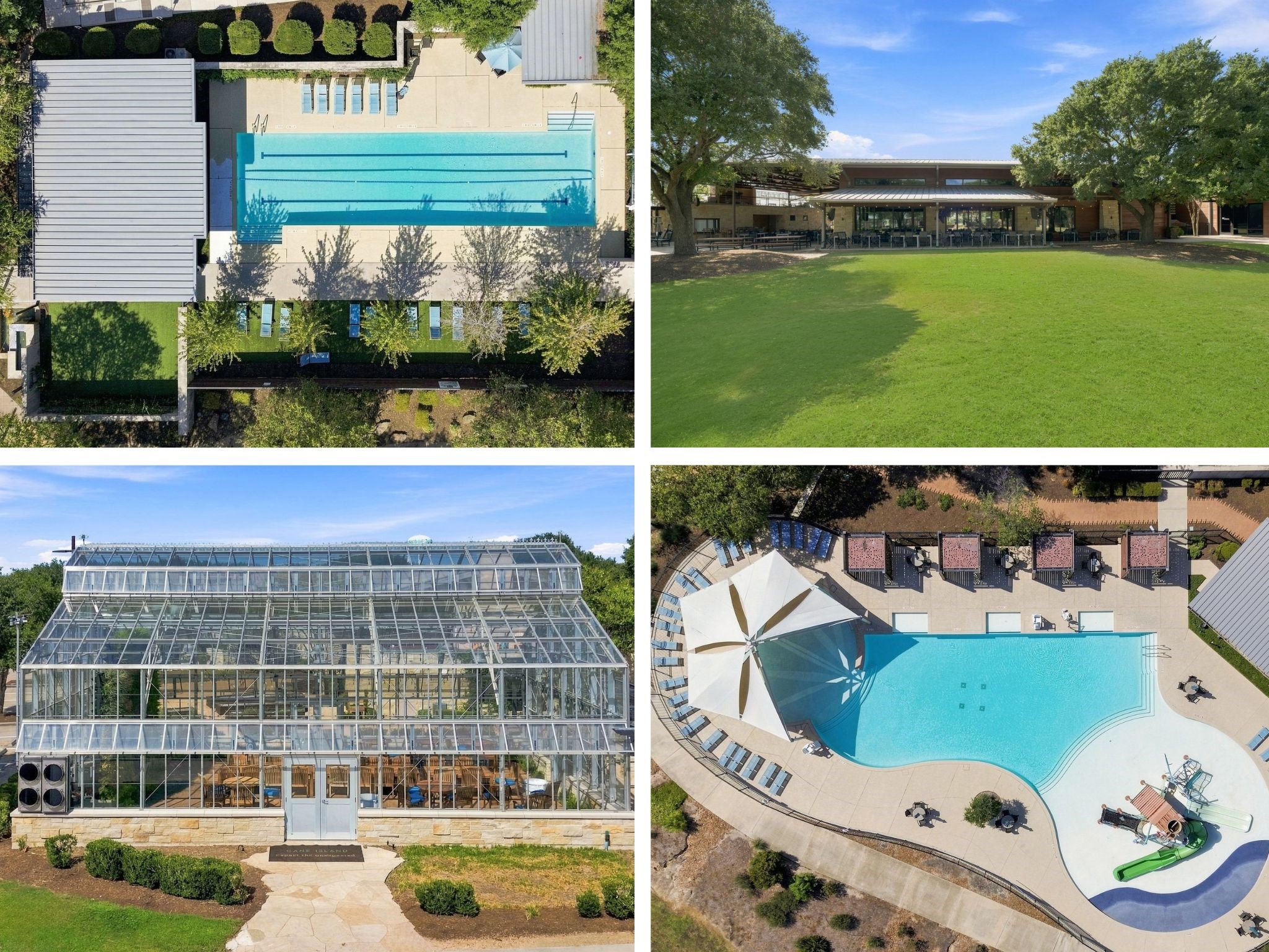 Cane Island community center hosts many features, including family pool and splash pad, lap pool, fitness center with a separate yoga and spinning center, the conservatory, Texas Borders Bar & Grill, and so much more is available to residence throughout the community!