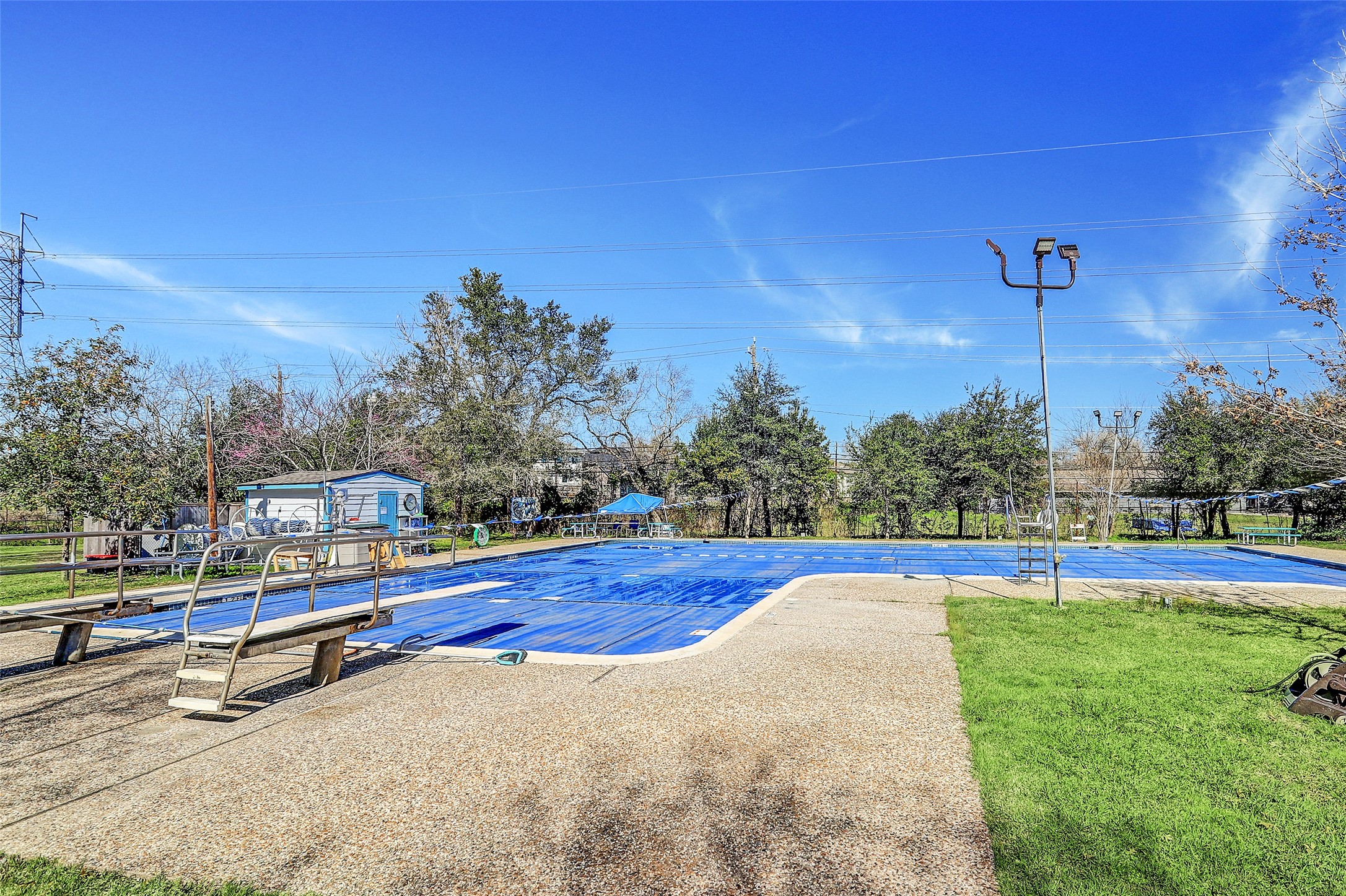 The neighborhood pool is loved by the residents!  It is surrounded by green space and the membership fee is very reasonable!