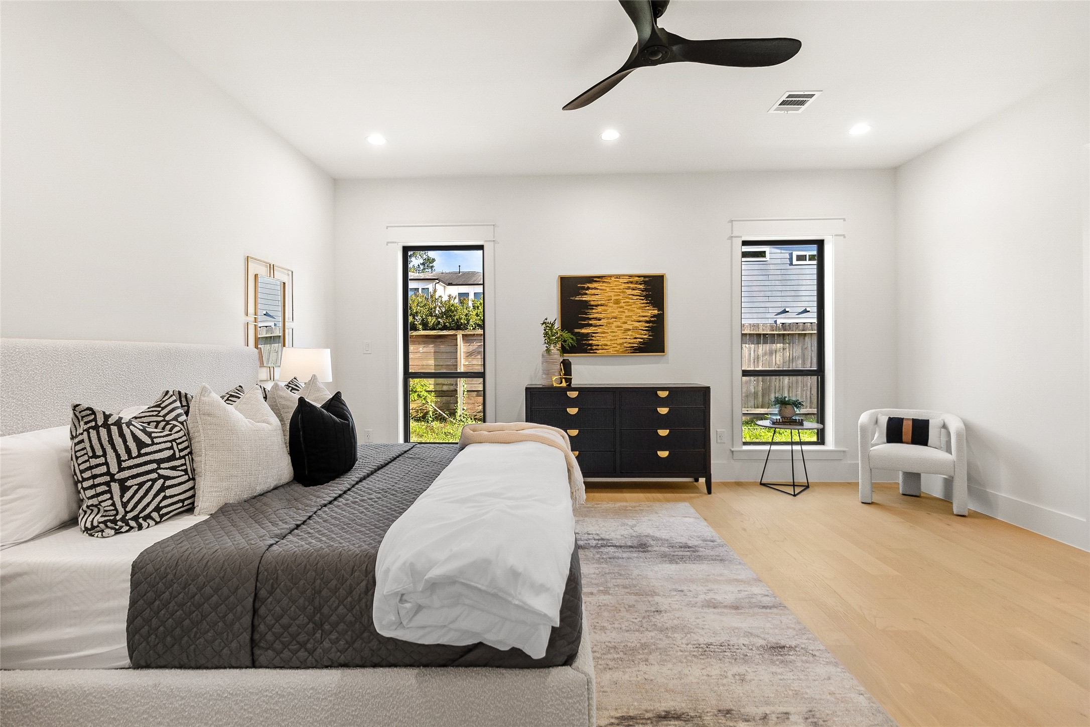 Your private primary suite offers a peaceful retreat with generous proportions, abundant natural light, and plenty of space to unwind.