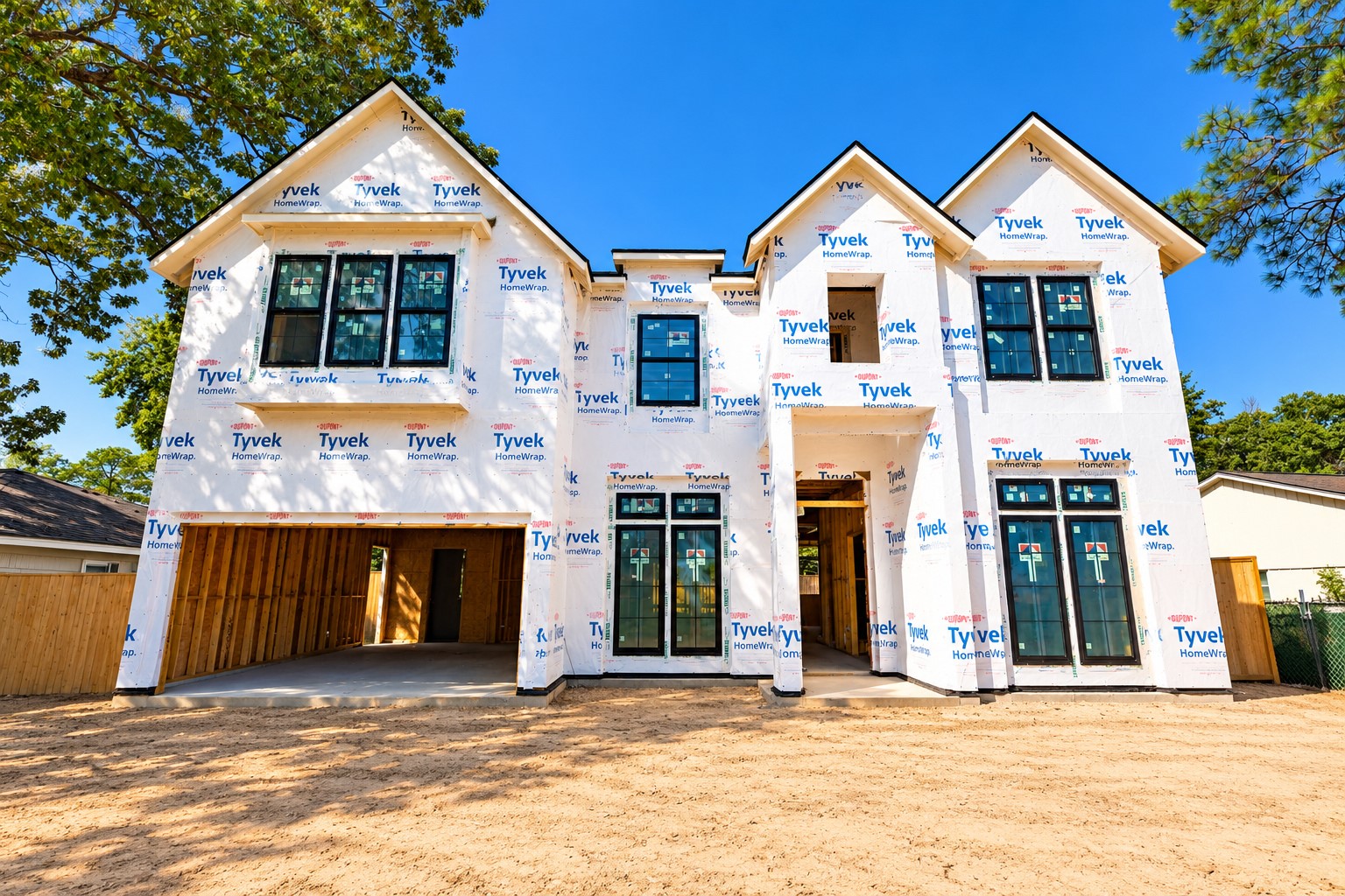 Front Elevation Construction Site Photo taken 10/22/26. Exterior will be brick w/ cast stone front entry. Front Elevation Construction Site Photo taken 10/22/26. Exterior will be brick w/ cast stone front entry.