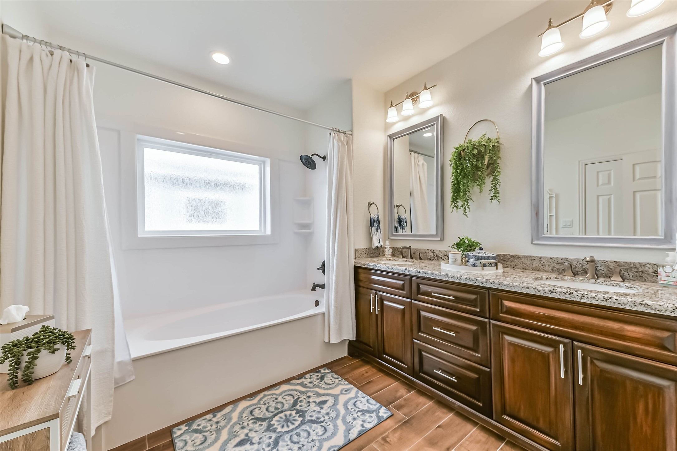 Stylish bathroom with quality finishes and thoughtful design.