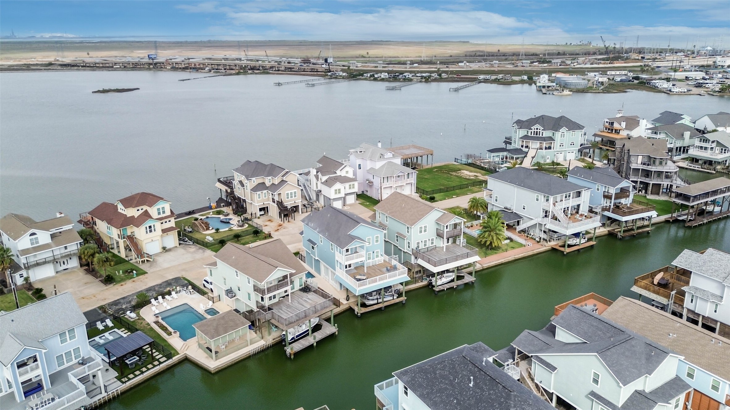 Located in the sought-after waterfront community of Tiki Island.