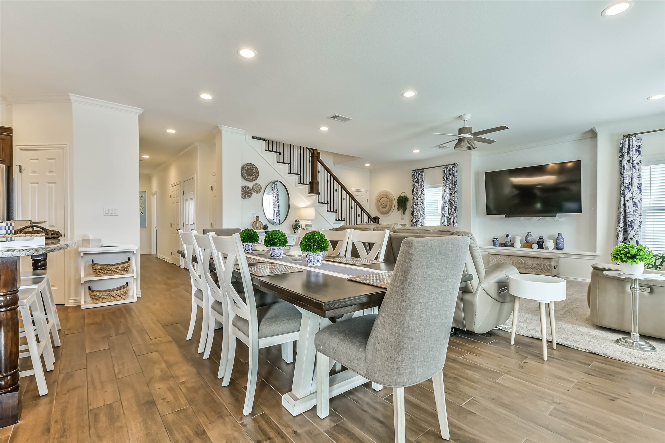 Enjoy dinner with beautiful waterfront views and stunning coastal sunsets.