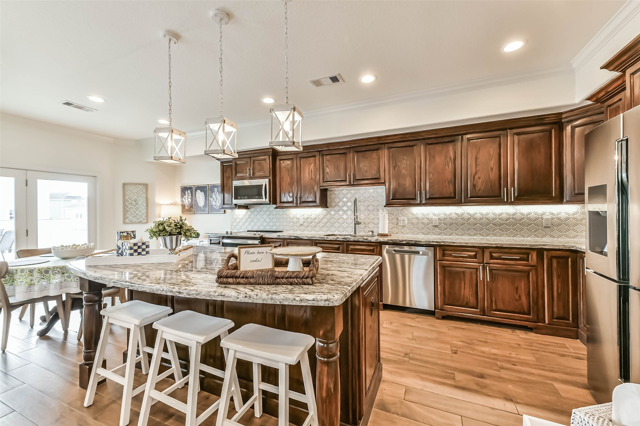 Beautiful finishes and thoughtful design make this kitchen the heart of the home.