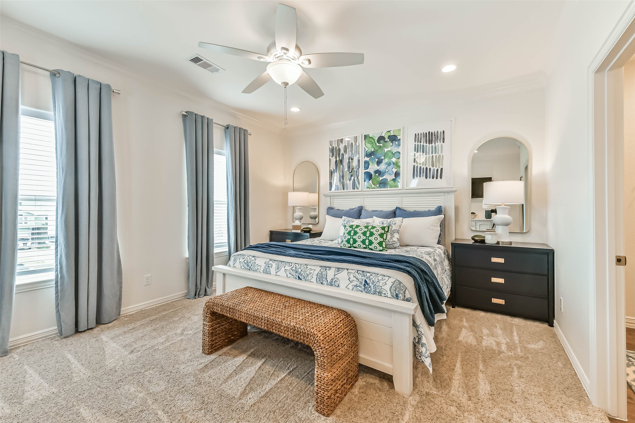 Generously sized bedroom designed for comfort and privacy.