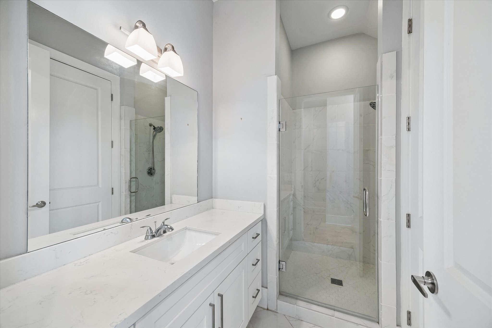 1st Floor Secondary Full Bathroom with Stand Up Shower