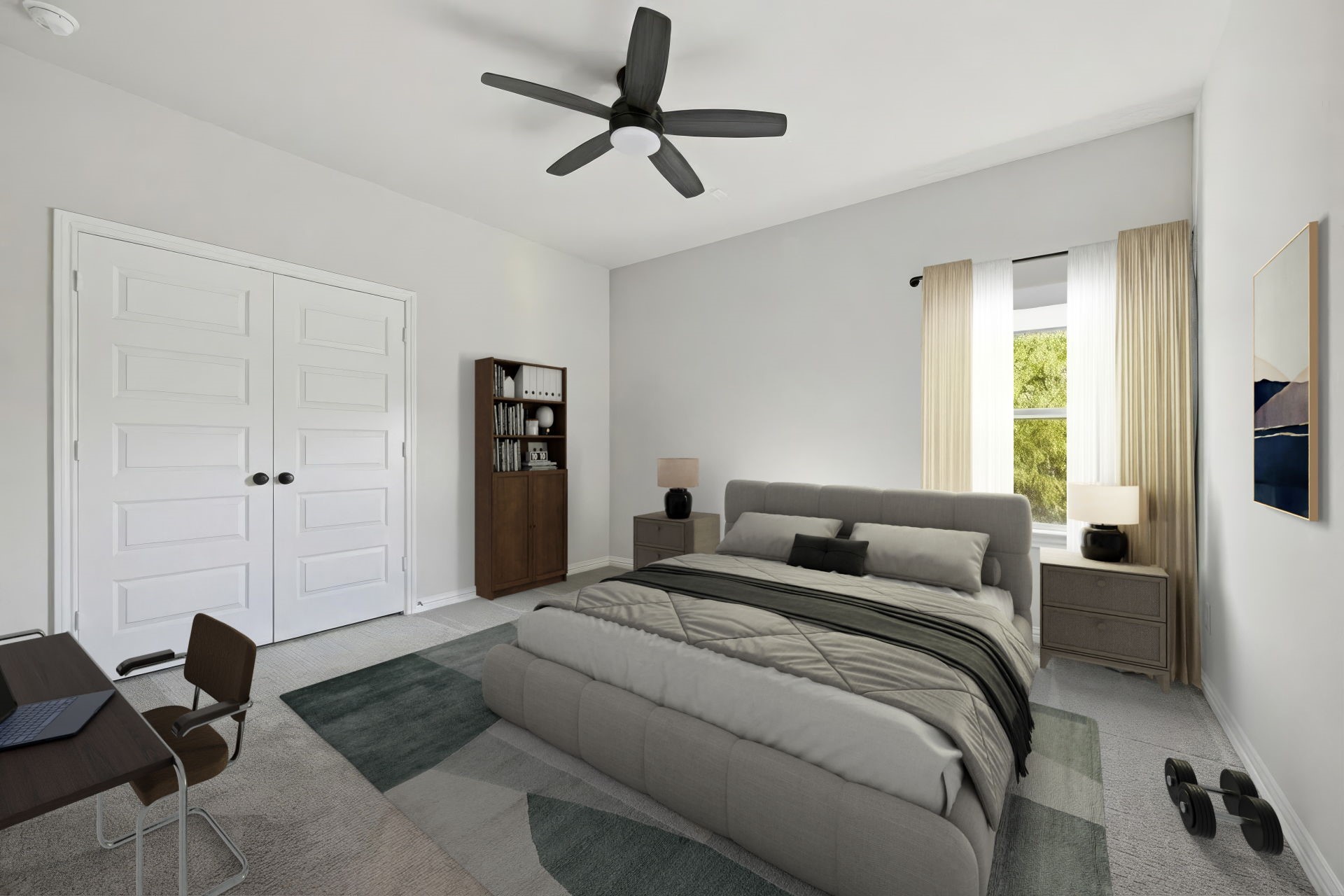 Bedroom 5/ Virtually Staged