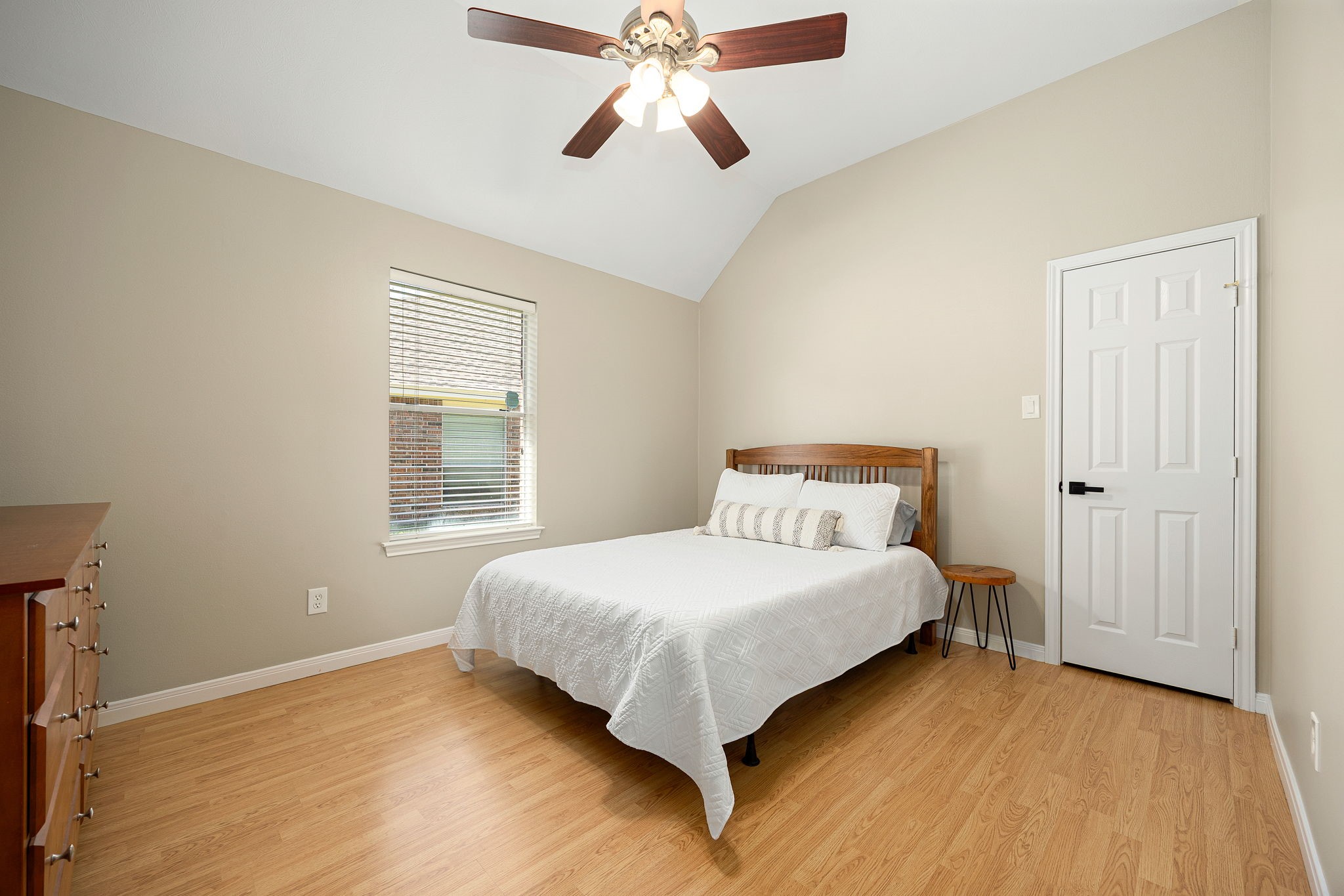 The 3rd bedroom provides a comfortable retreat with ample closet space, ideal for family or visiting guests.