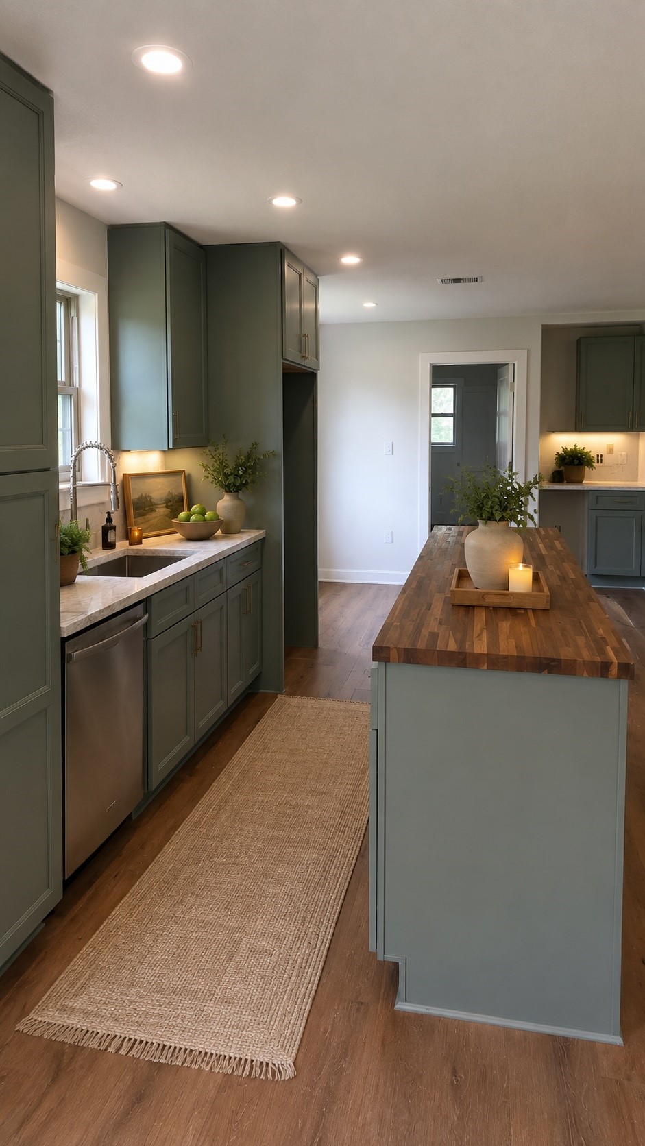 AI RENDERING OF STAGED KITCHEN