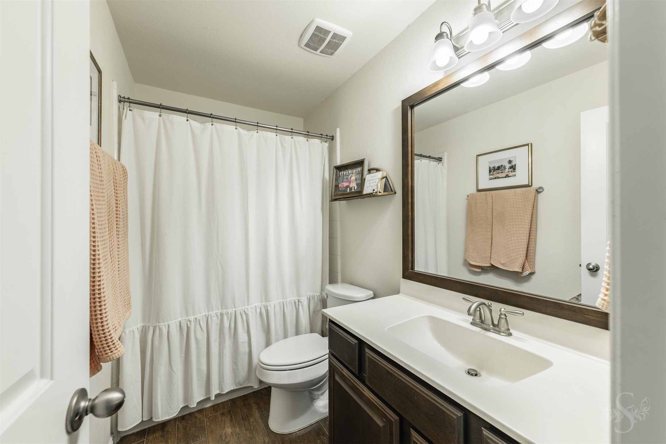 Photos include both previously furnished rooms and the homes current vacant condition to help buyers visualize the space and layout.