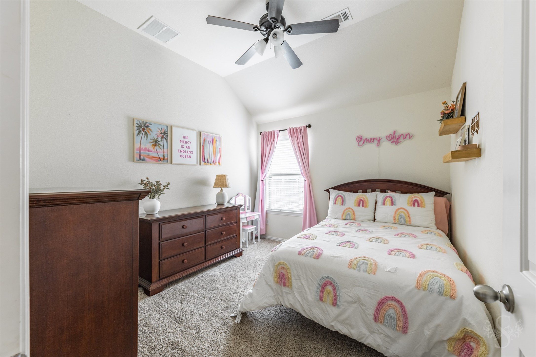 Photos include both previously furnished rooms and the homes current vacant condition to help buyers visualize the space and layout.