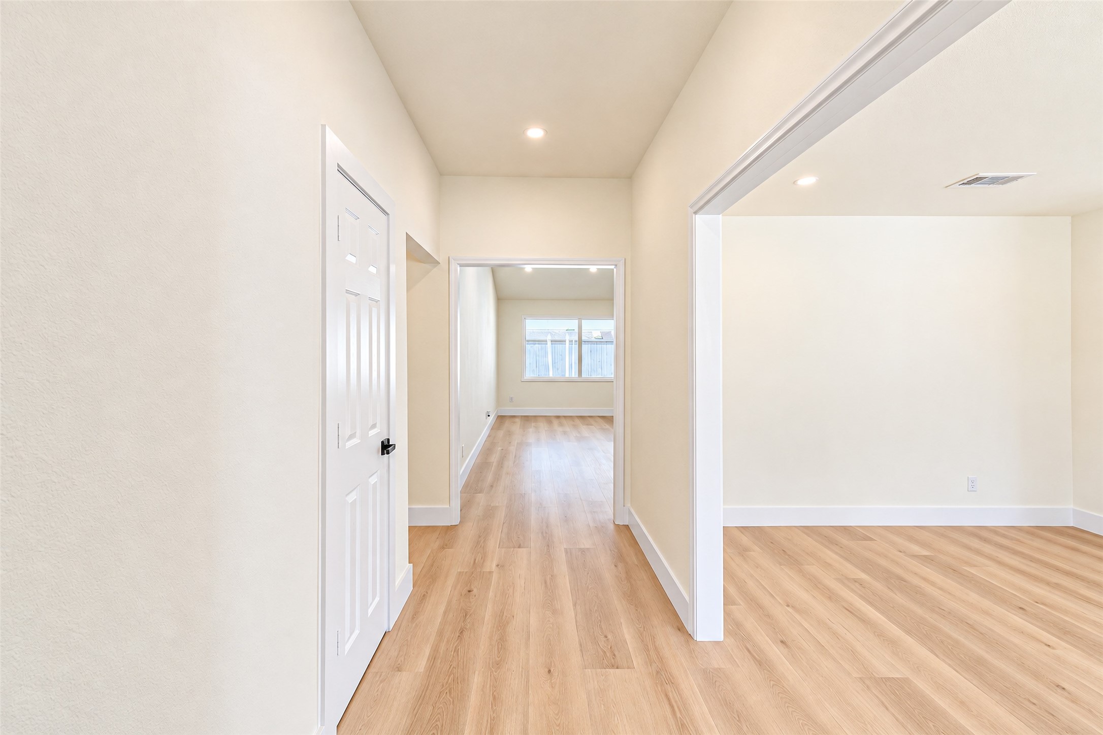 Modern elegance shines with new vinyl flooring, enhancing the bright and spacious appeal of every room.