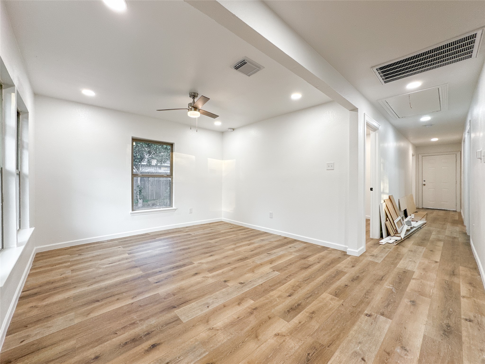 Main Living Area and Hallway