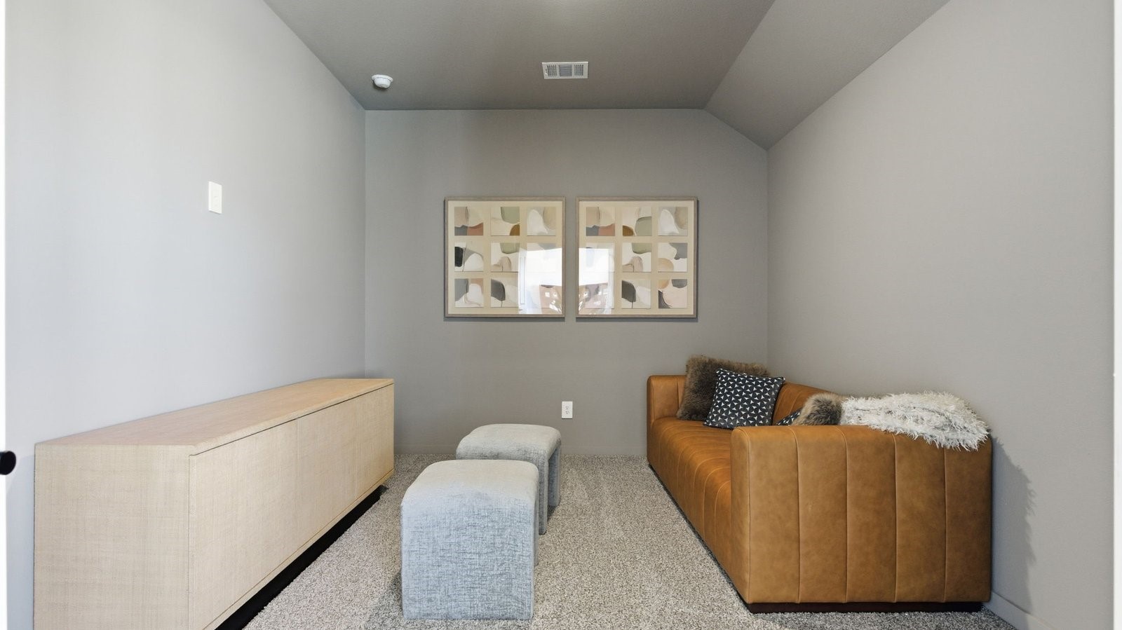 A media room for the family to enjoy designated time