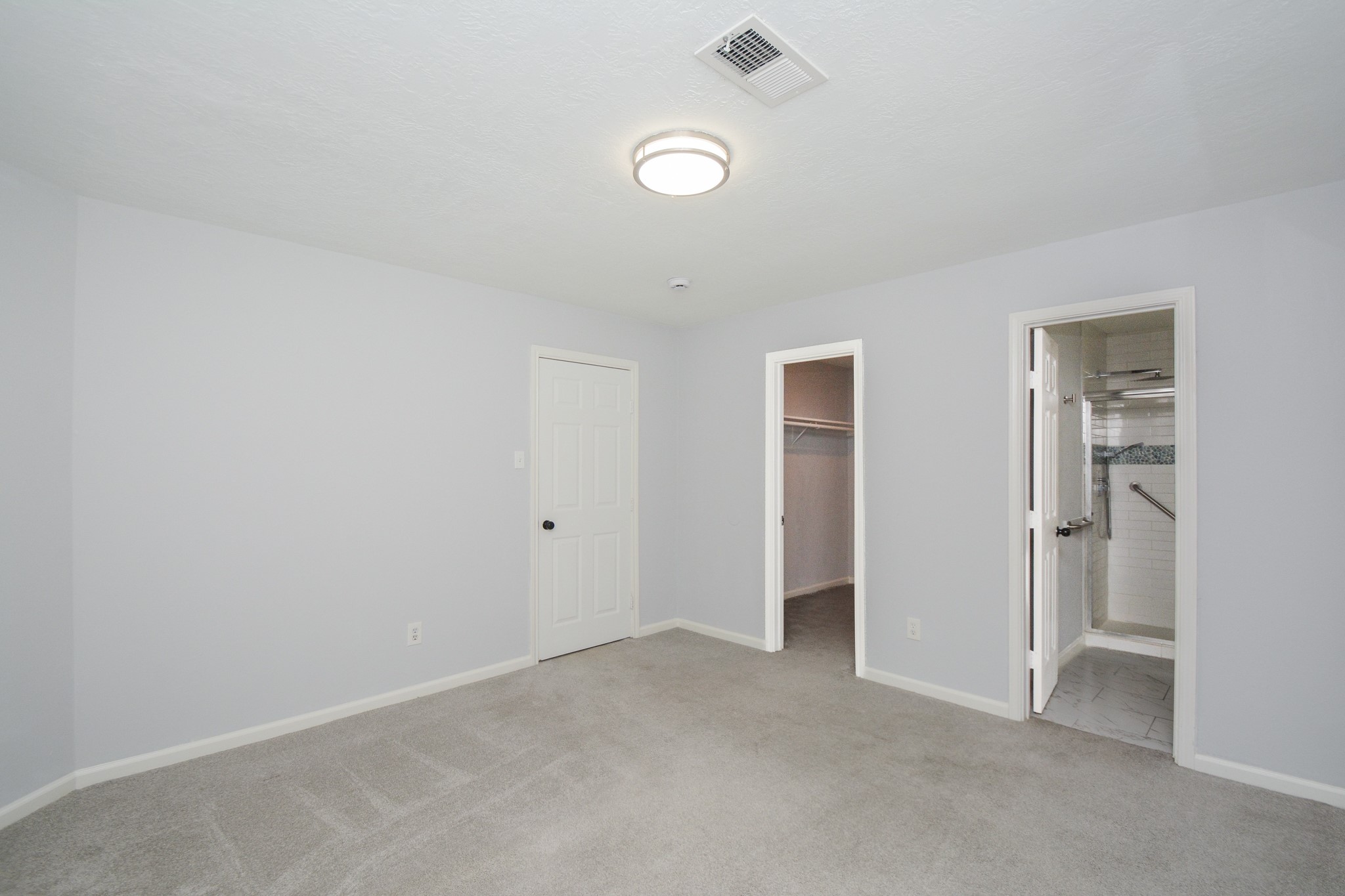 View of the primary bedroom.