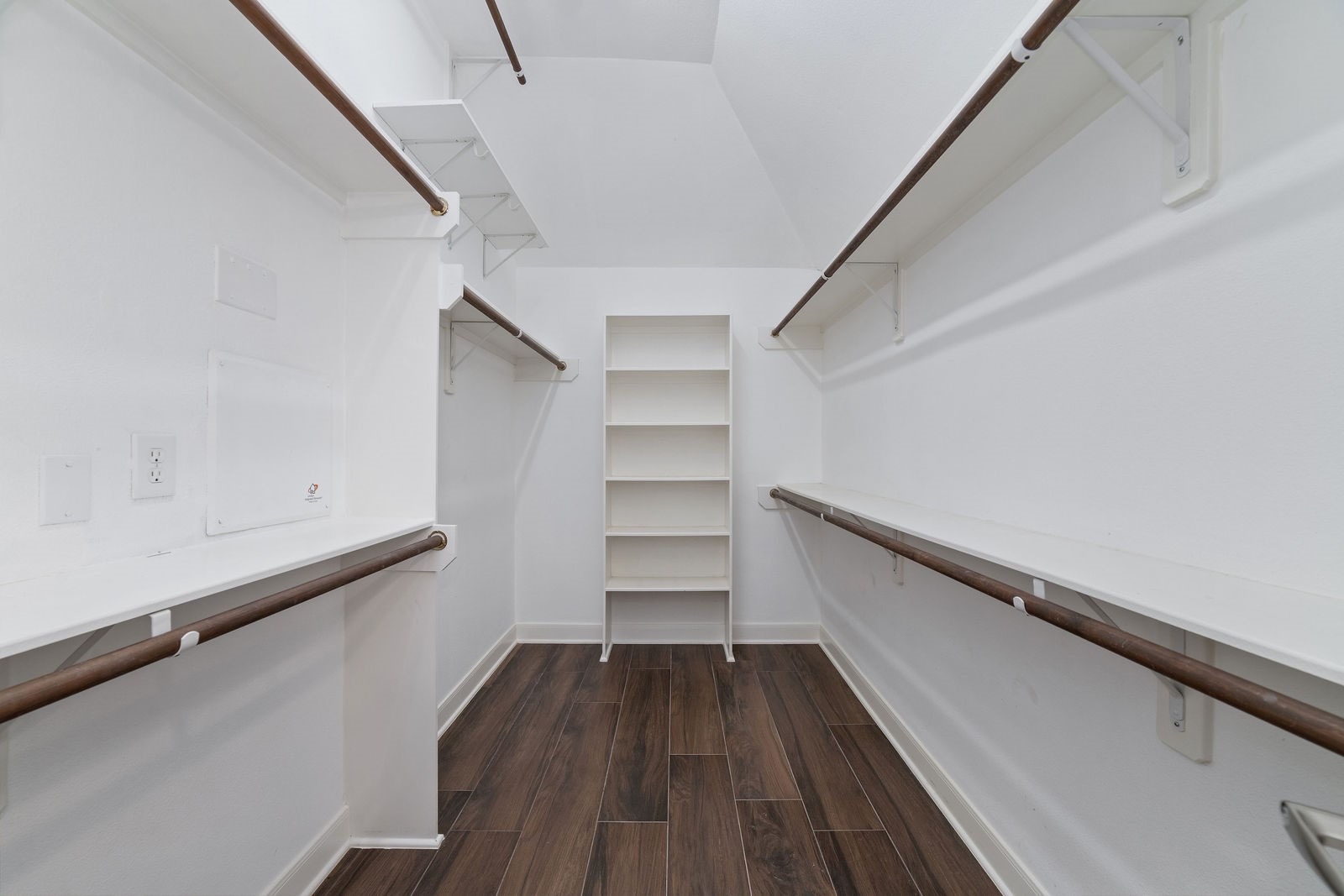 Primary oversized closet