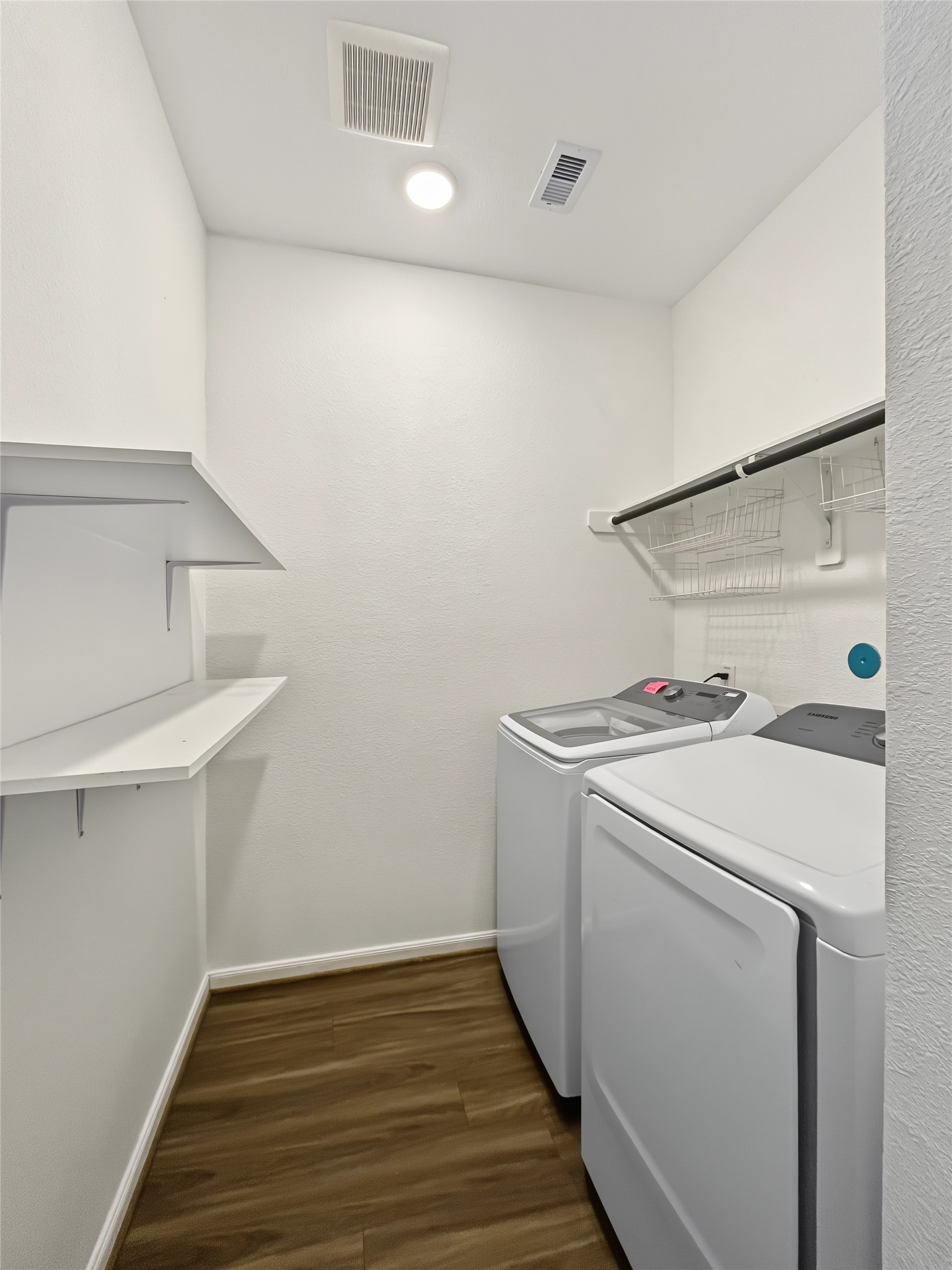 View of the laundry room.