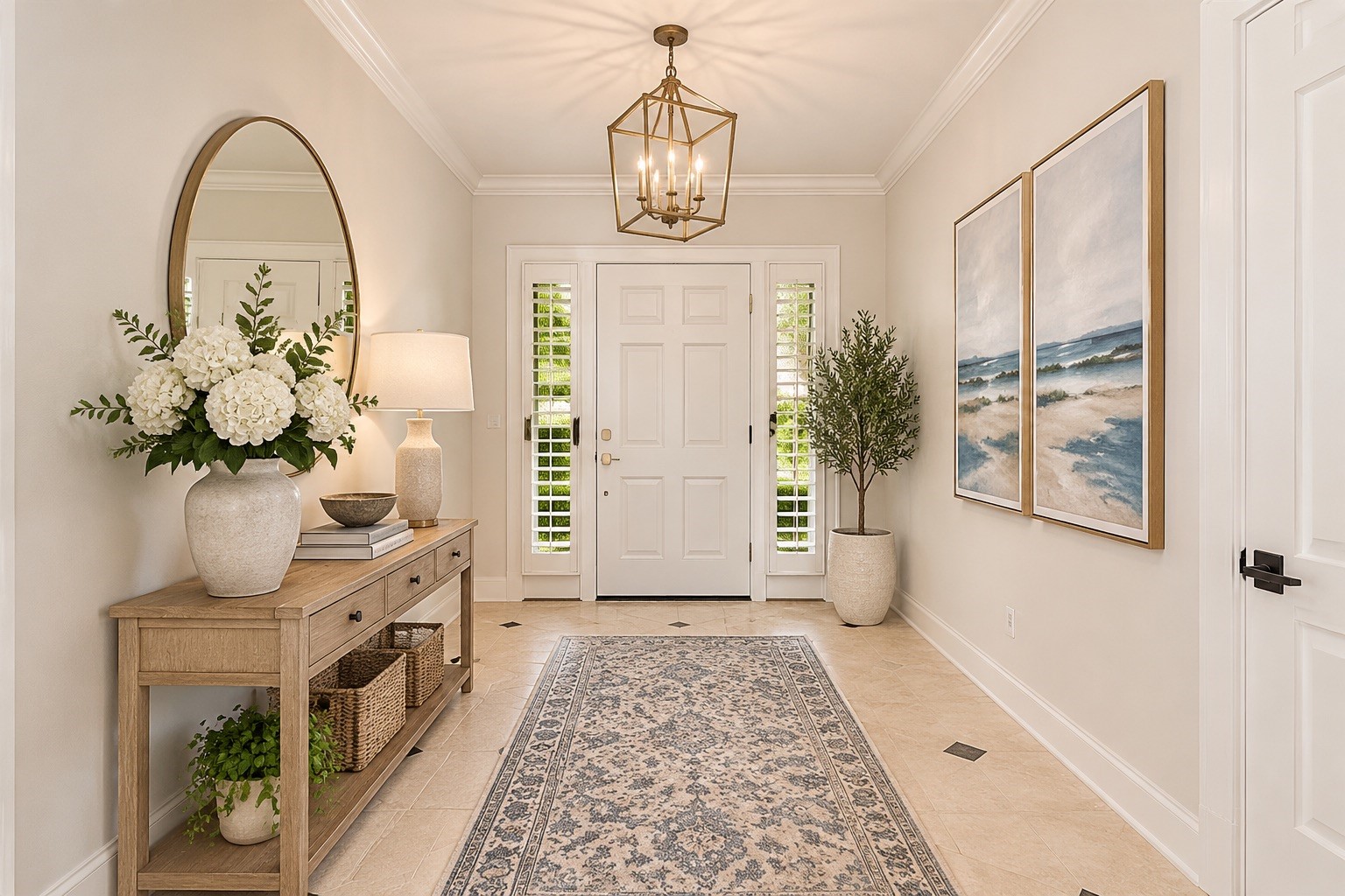 Virtually staged entry way for reference only. Virtually staged entry way for reference only.