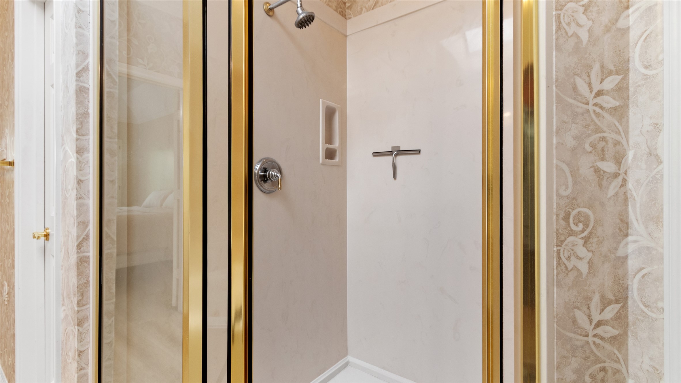 Primary walk in shower.