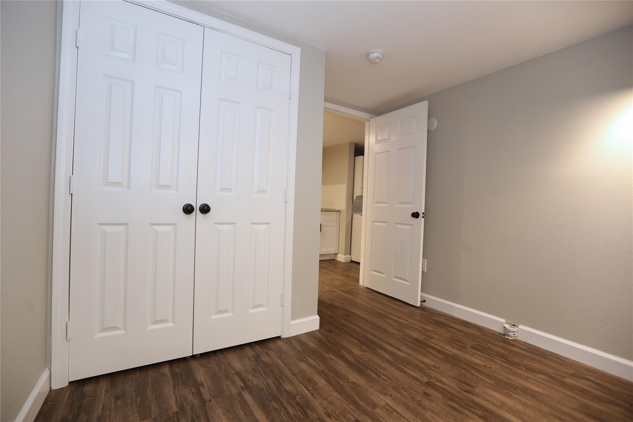 Storage space in the bedroom