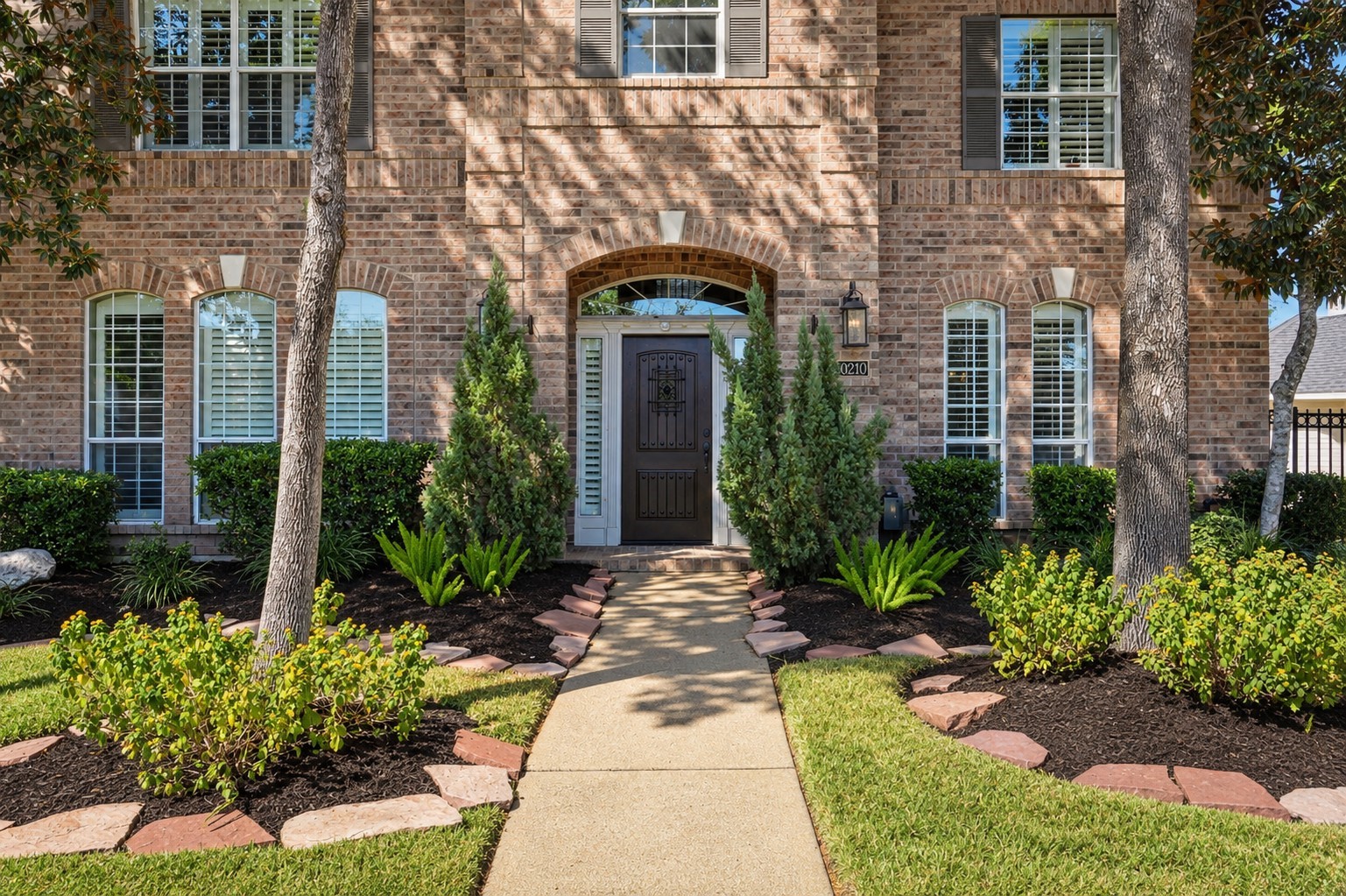 A new, inviting front door adds a beautiful touch of curb appeal. A new, inviting front door adds a beautiful touch of curb appeal.