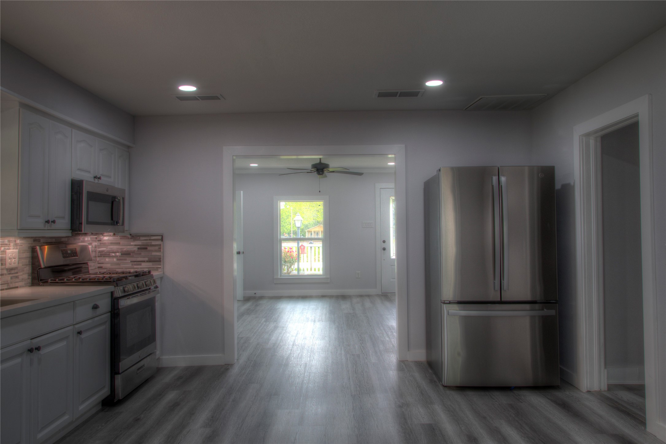 Another view from Kitchen to Living Room