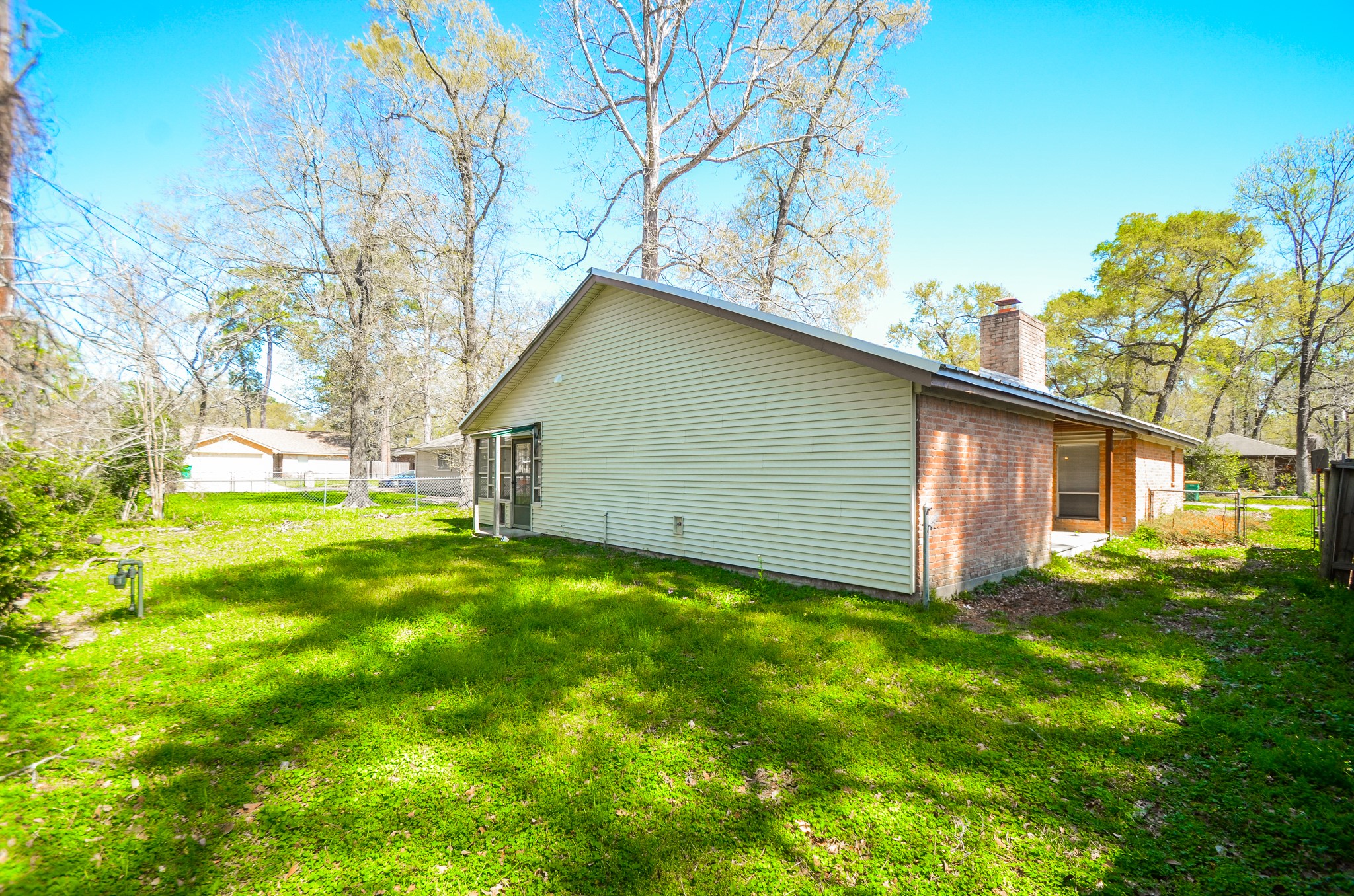 HUGE back-yard fenced