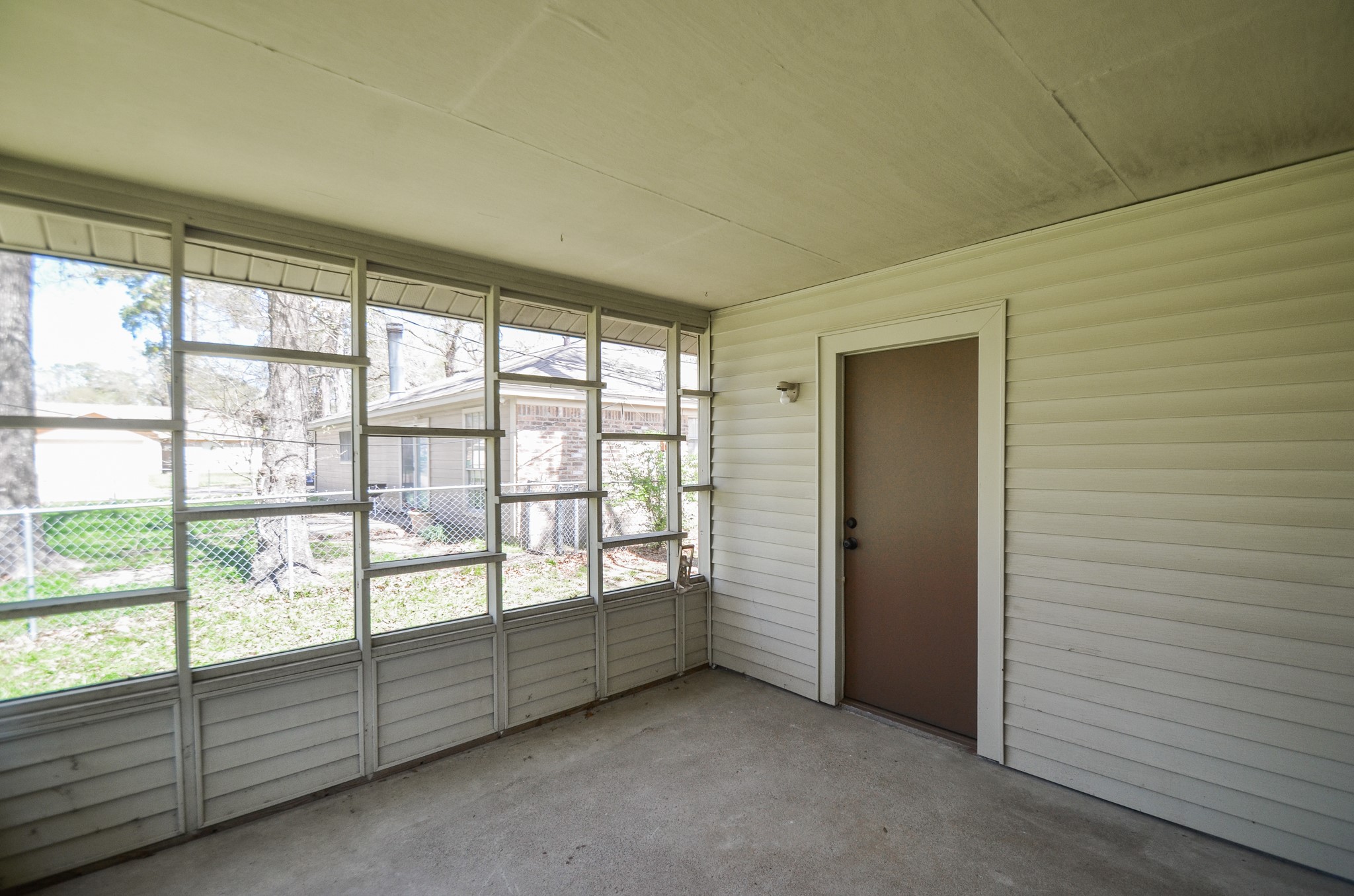 enclosed porch is comes in helpful