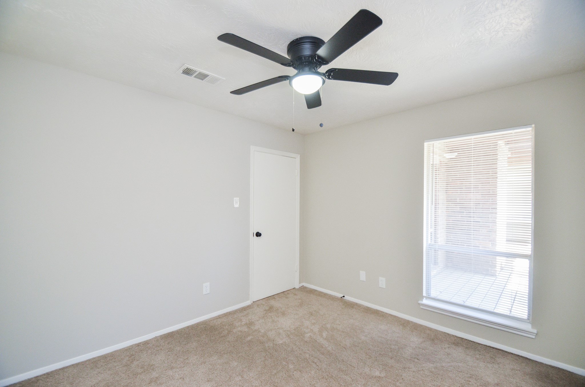 brand new carpet in bedrooms