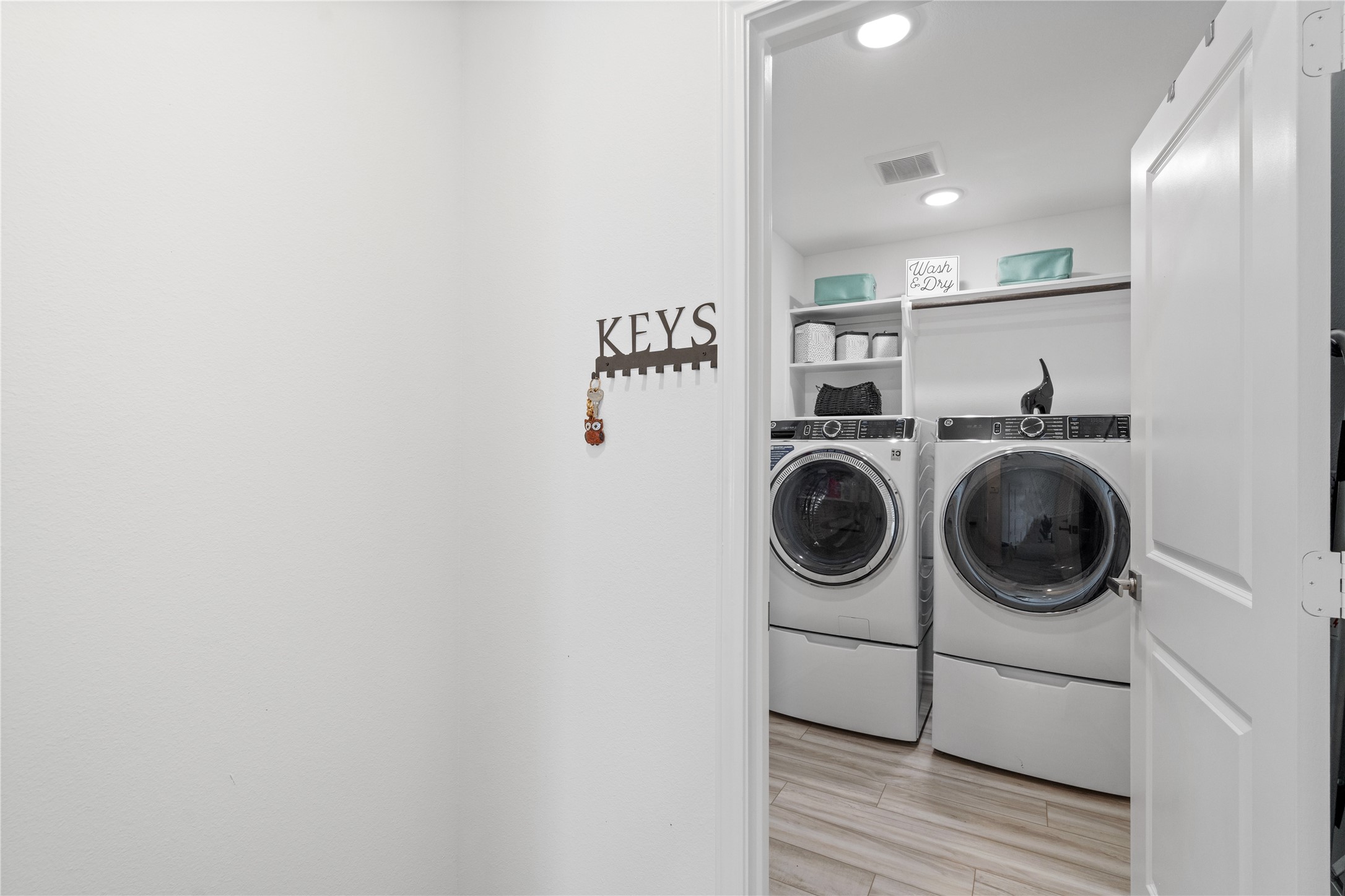 Laundry room in the house