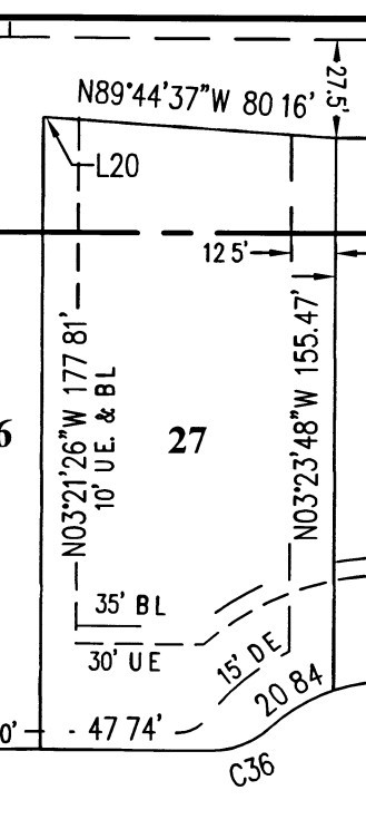 Photo for illustration purposes only. Buyer will need to verify lot dimensions and any applicable easements.